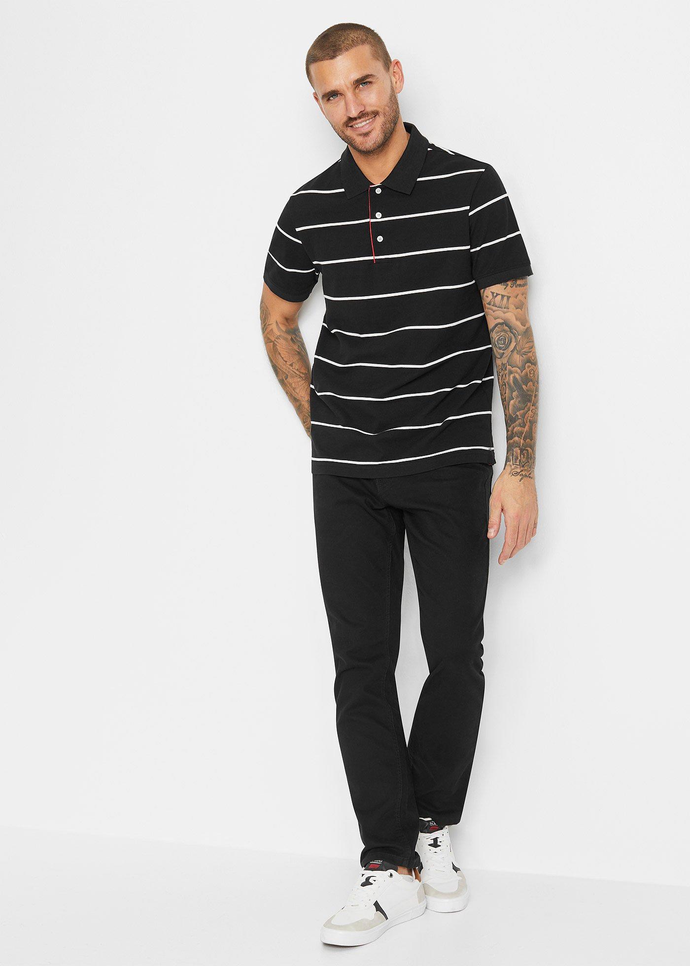 Shirt polo z czystej bawełny pique (2 szt.) - Bonprix