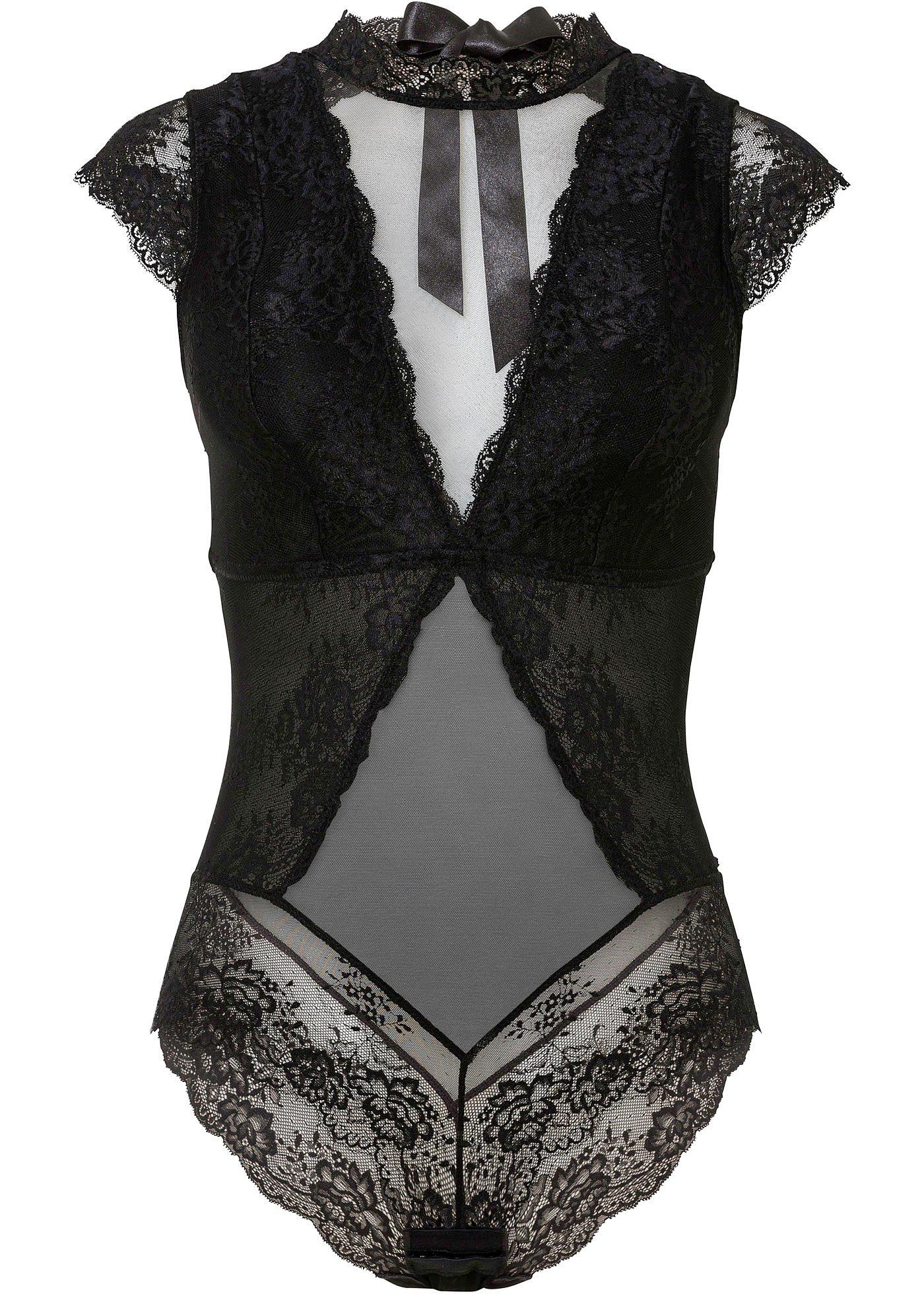 Body z delikatnej koronki - Bonprix