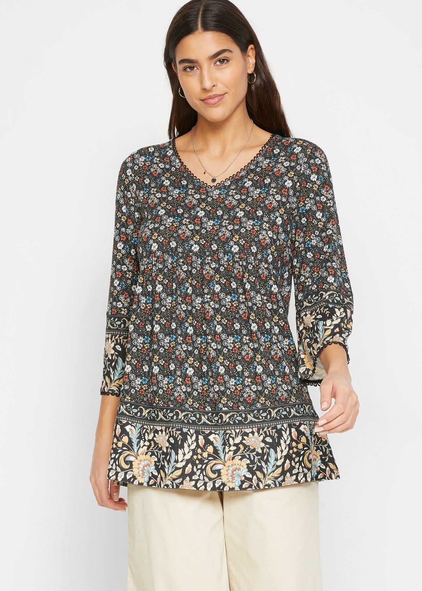 Tunika shirtowa ze zrównoważonej wiskozy - Bonprix