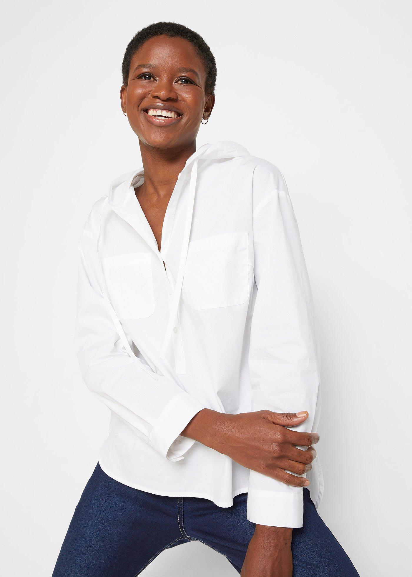 Bluzka tunikowa z czystej bawełny organicznej - Bonprix