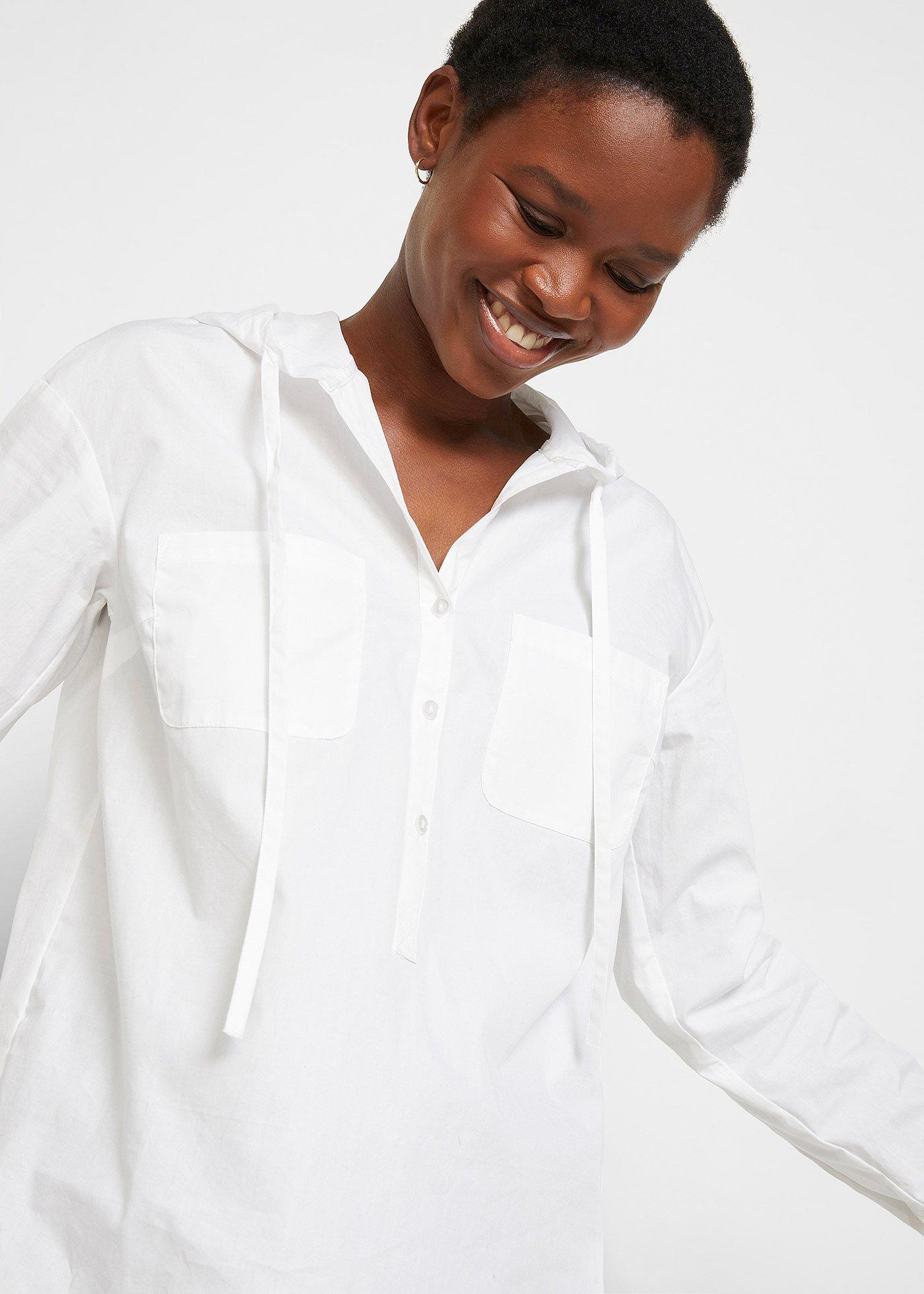 Bluzka tunikowa z czystej bawełny organicznej - Bonprix