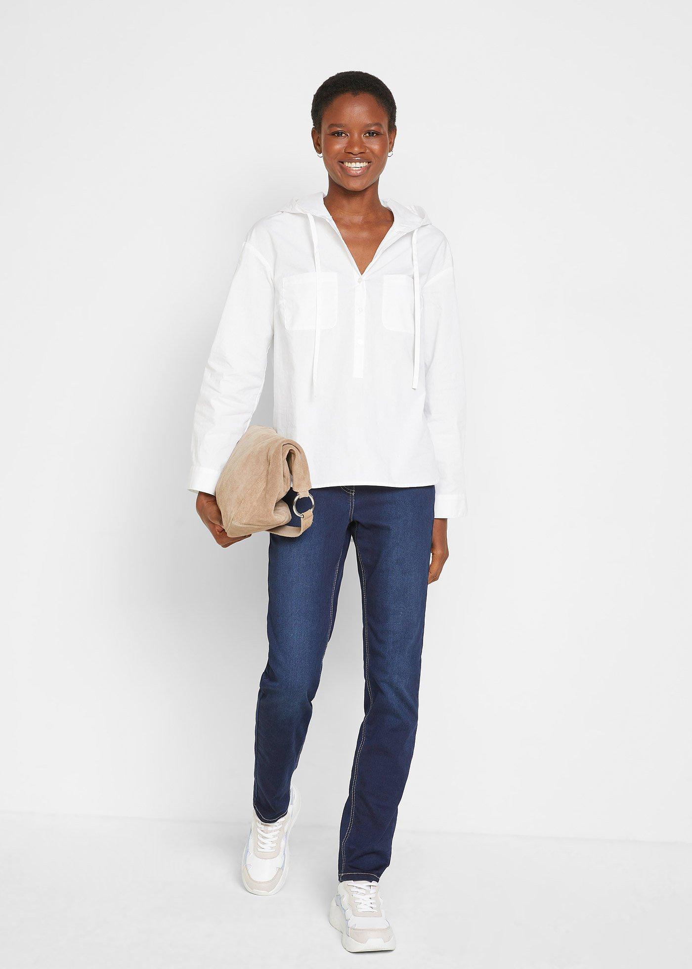 Bluzka tunikowa z czystej bawełny organicznej - Bonprix