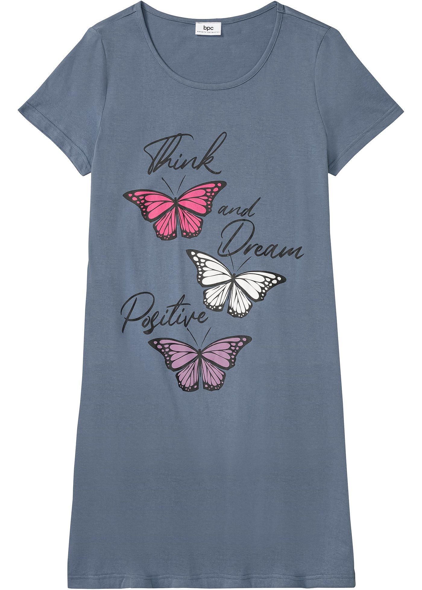 Krótka koszula nocna z czystej bawełny organicznej - Bonprix