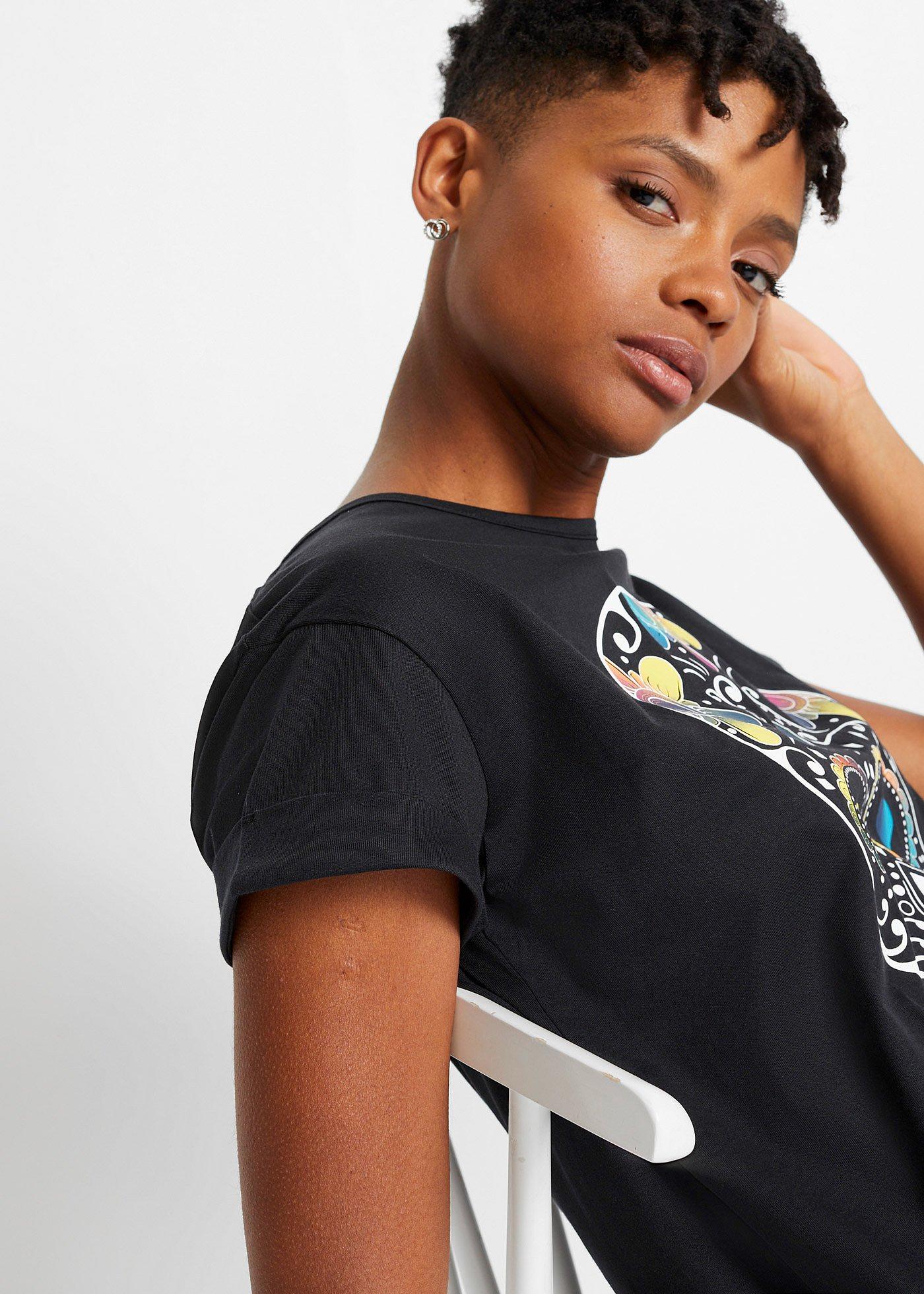 Sukienka shirtowa z czystej bawełny organicznej - Bonprix