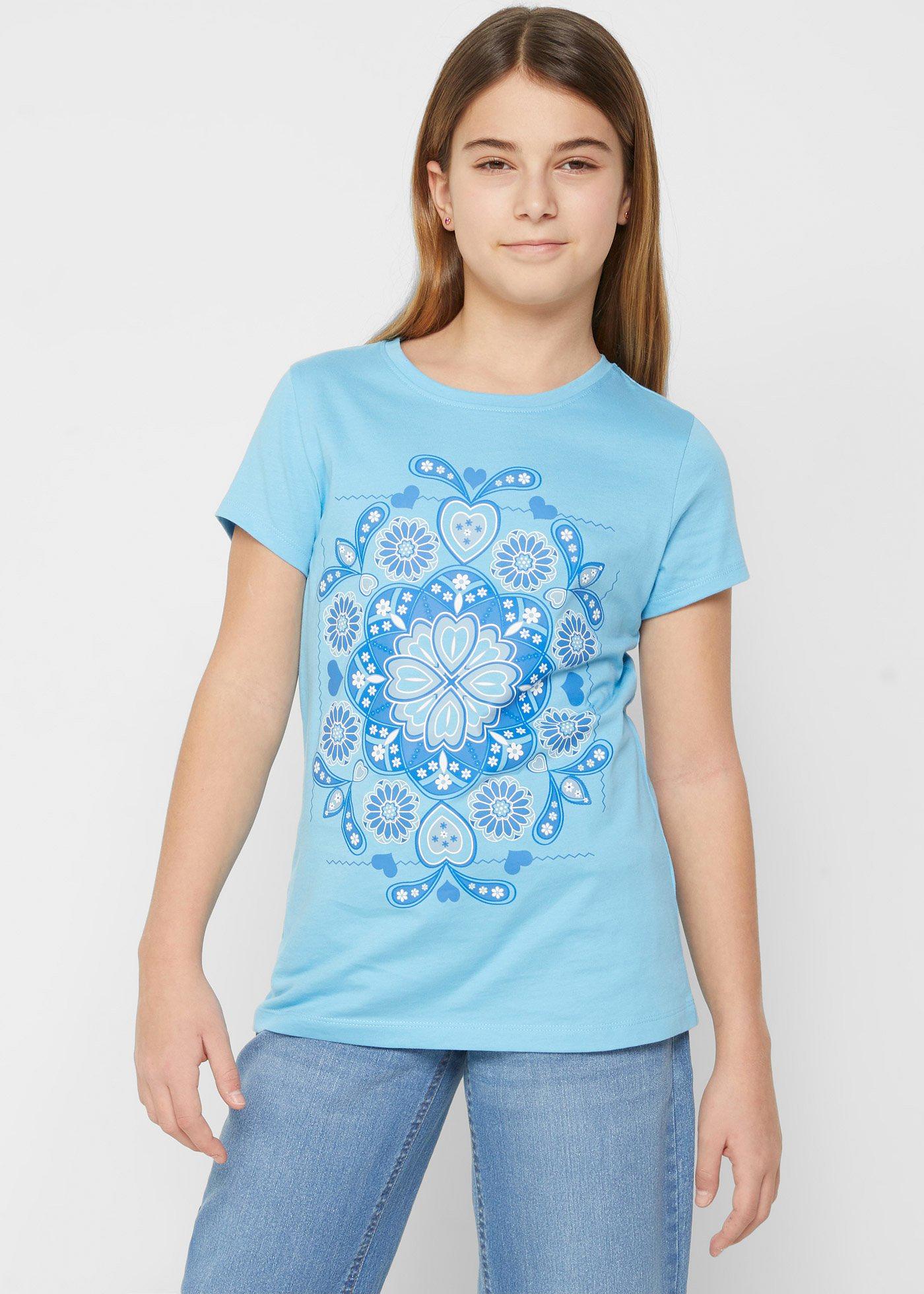 T-shirt dziewczęcy - Bonprix