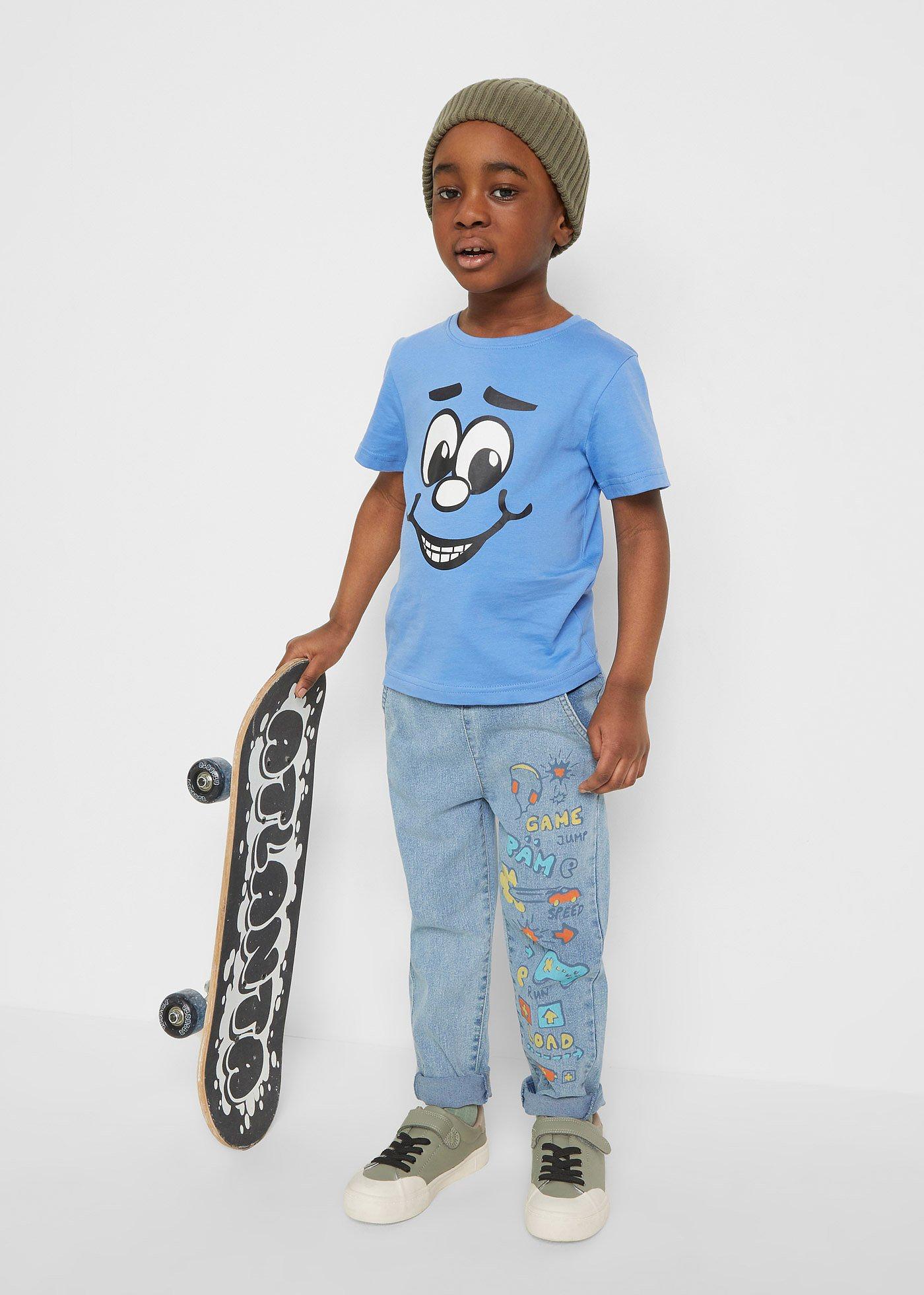 T-shirt  z bawełną organiczną (2 szt.) - Bonprix