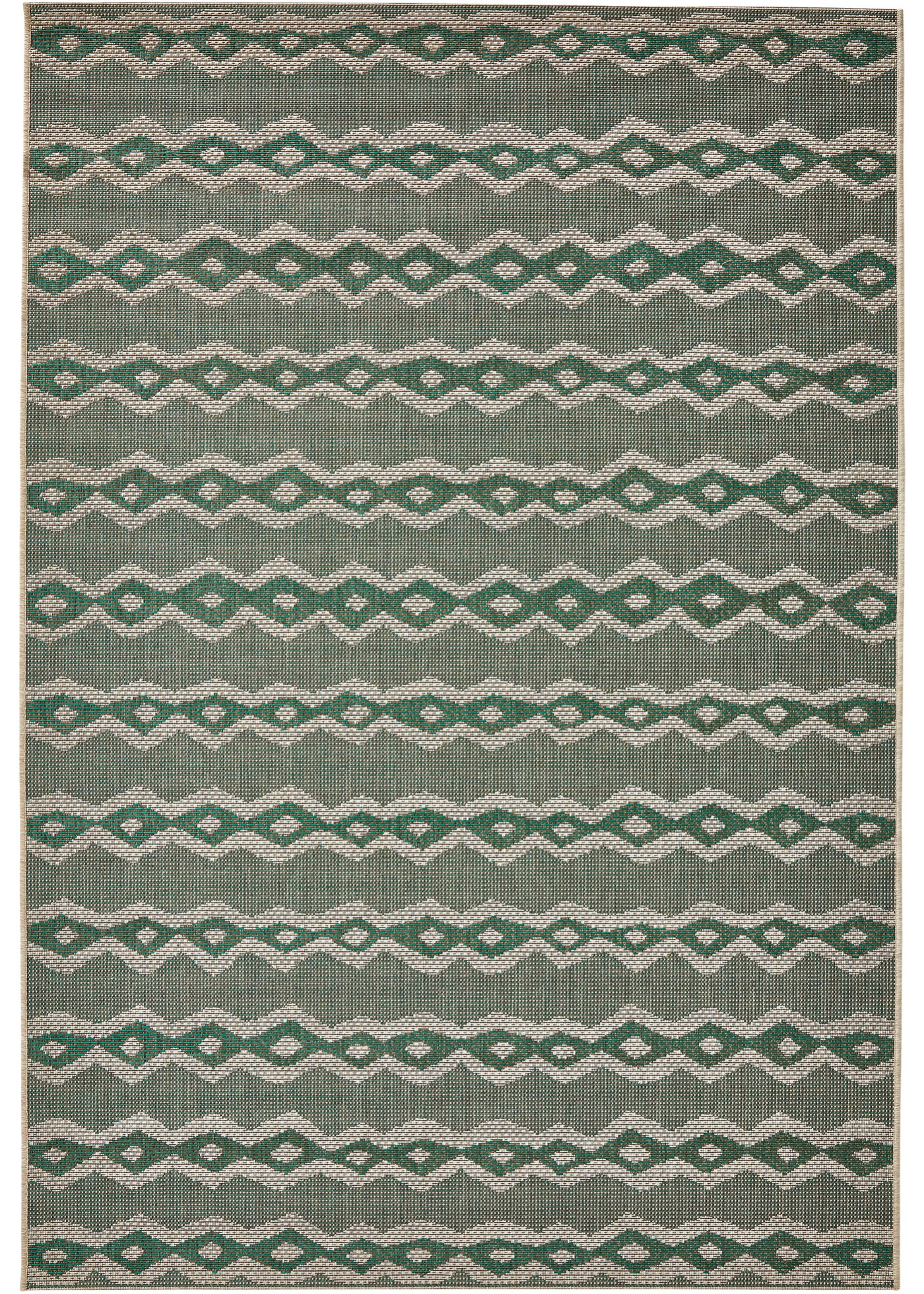 In- und Outdoor Teppich mit Streifen