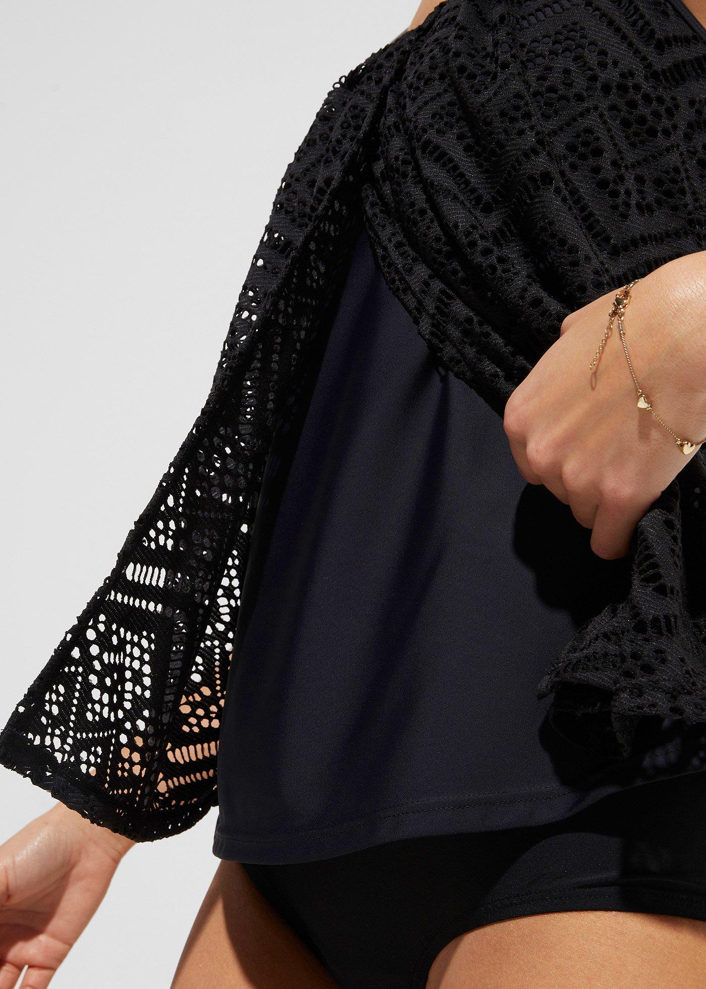 Top tankini z koronki - Bonprix