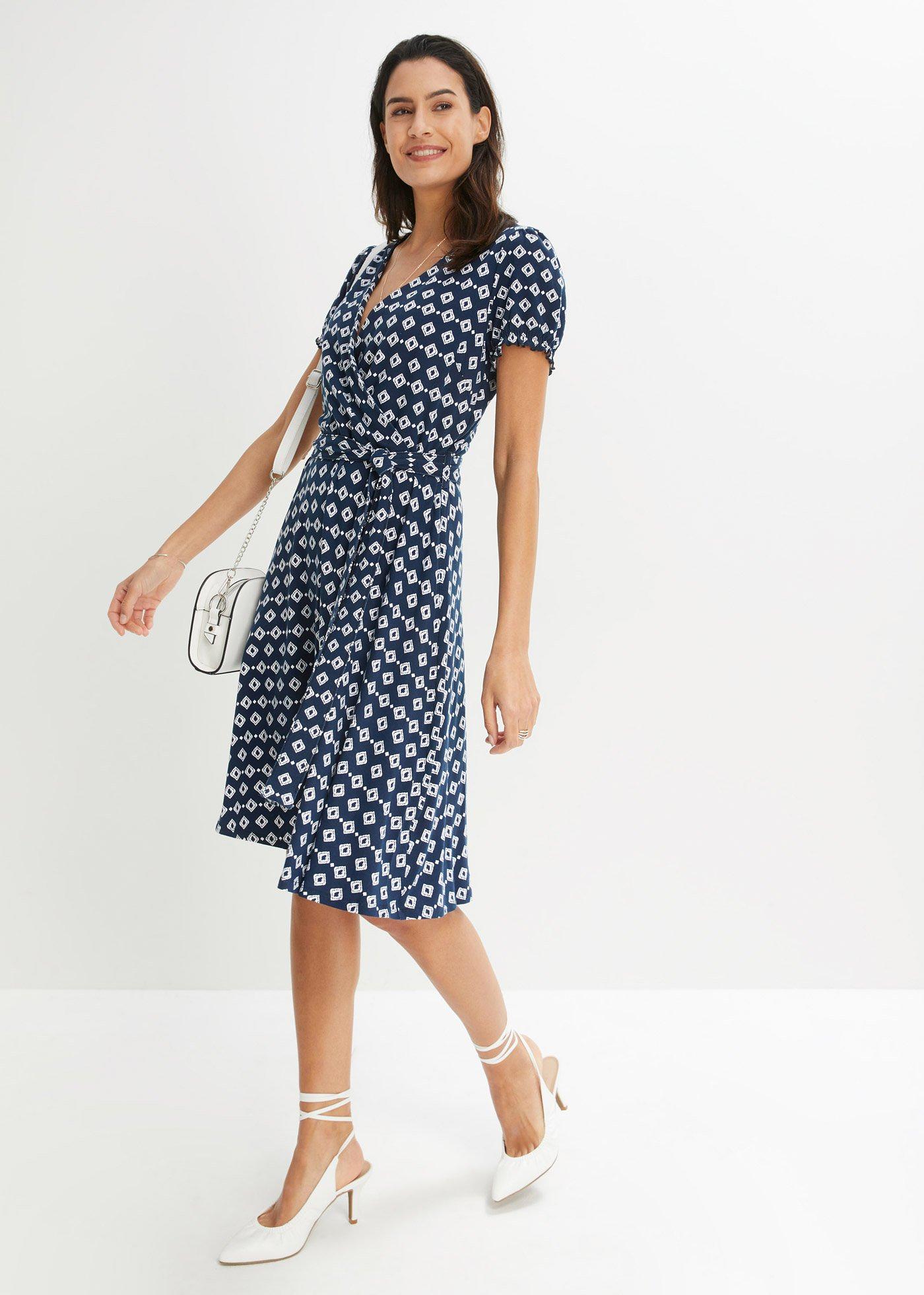 Sukienka z dżerseju z mieszanki wiskozy - Bonprix