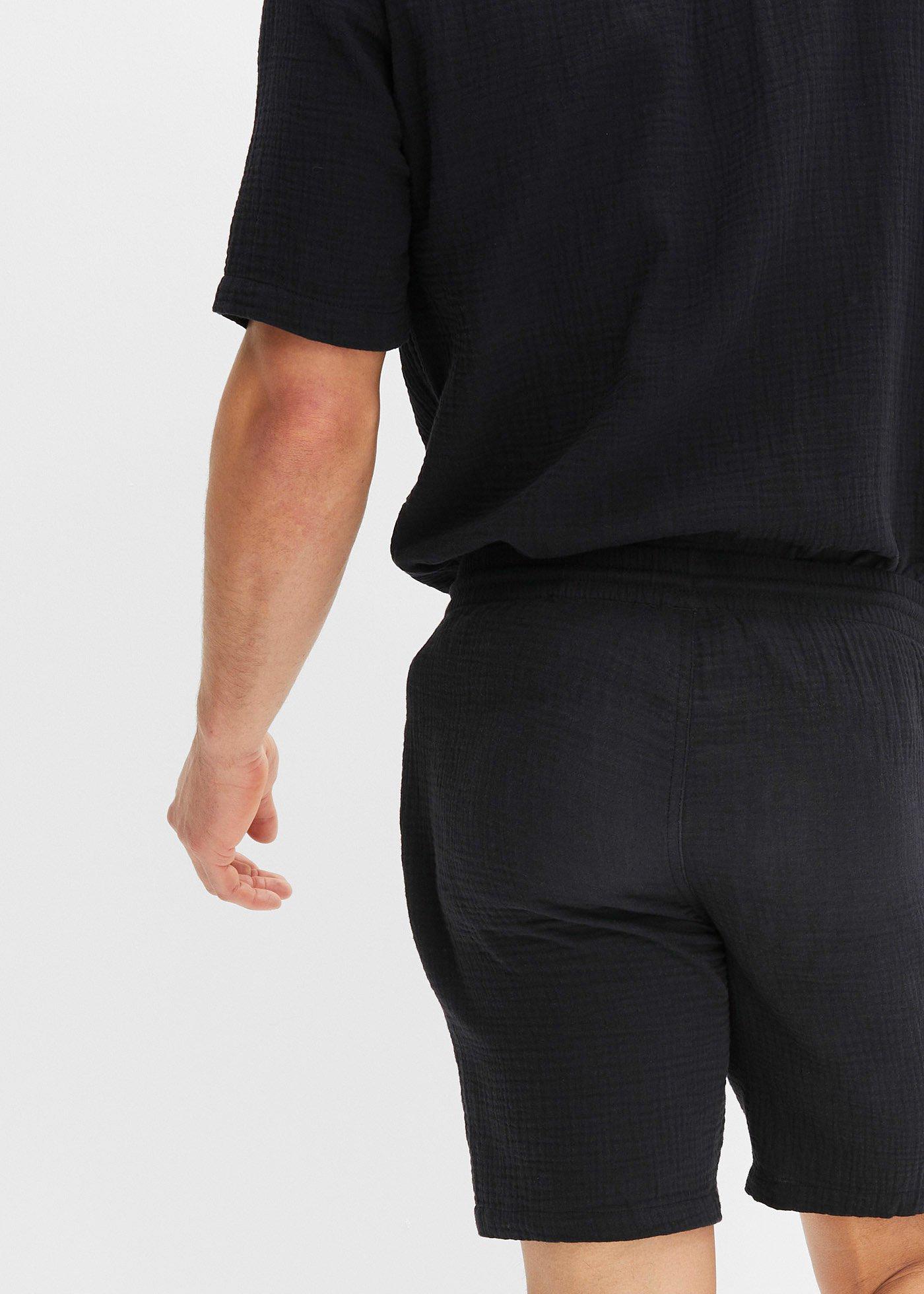 Długie szorty muślinowe, Regular Fit - Bonprix