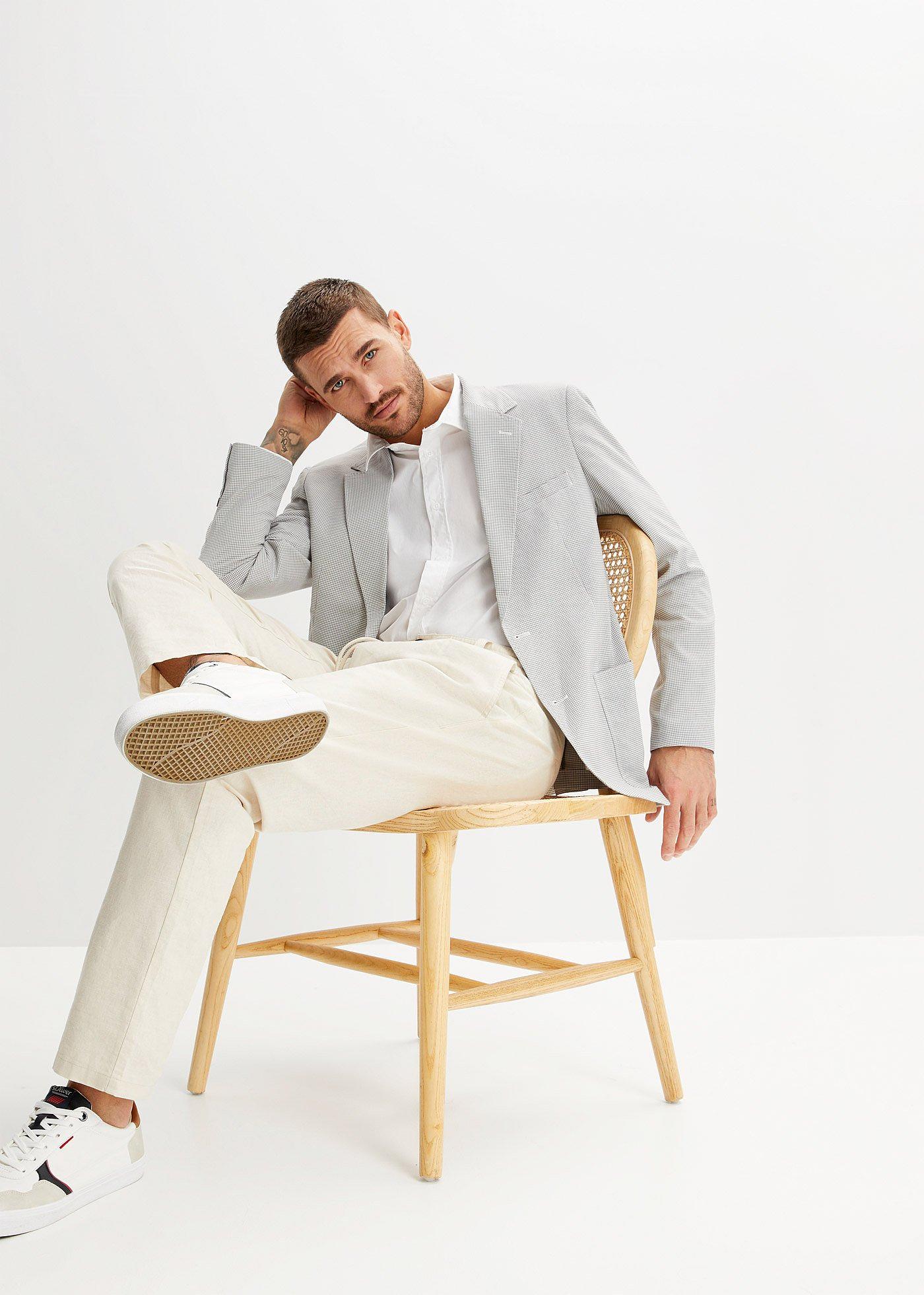 Marynarka z tkaniny gofrowanej, regular fit - Bonprix