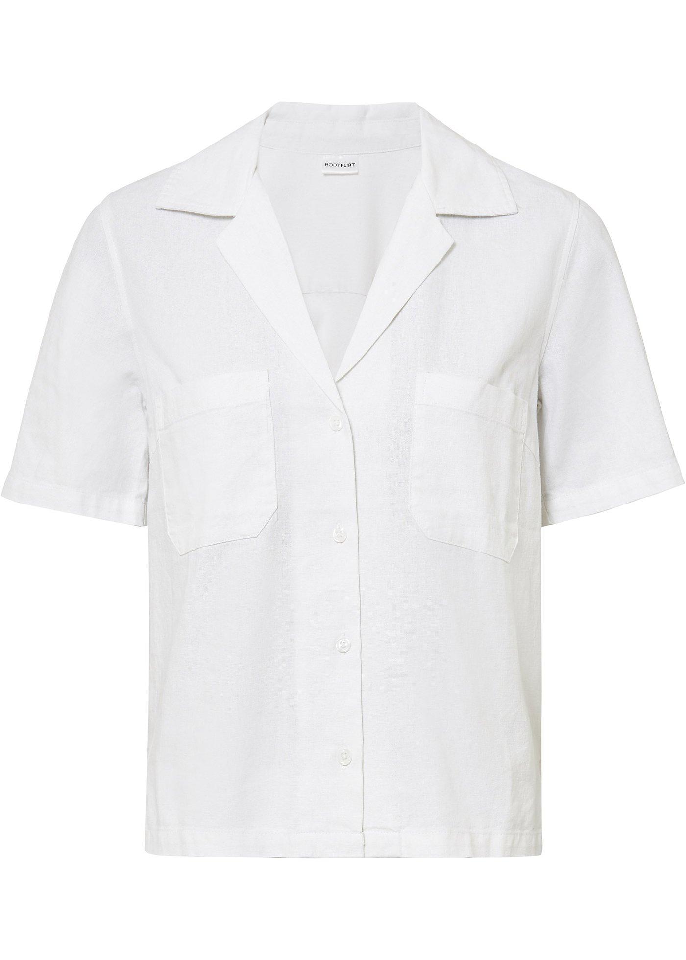 Leinen-Bluse