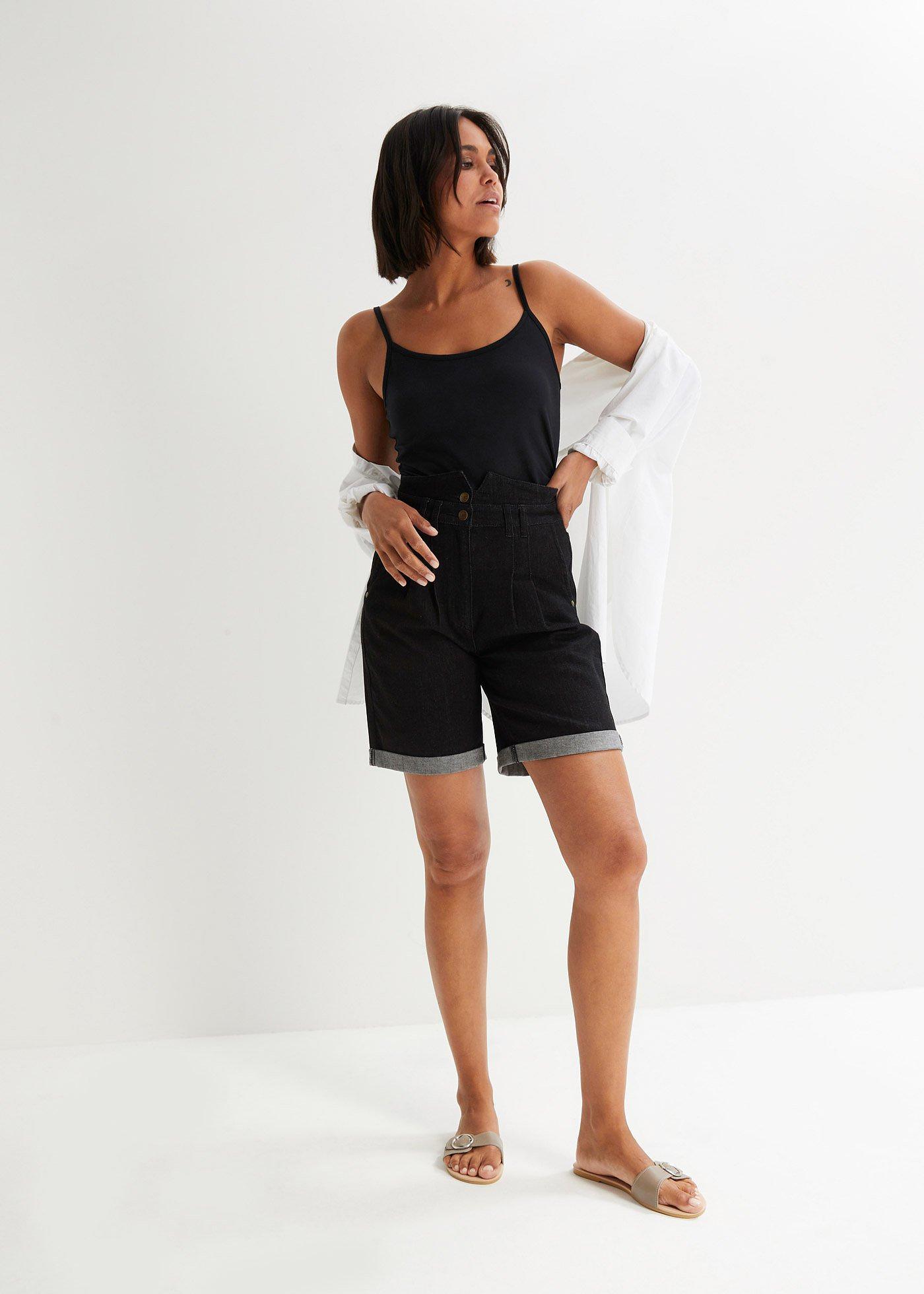 Top na cienkich ramiączkach (2 szt.), z czystej bawełny organicznej - Bonprix