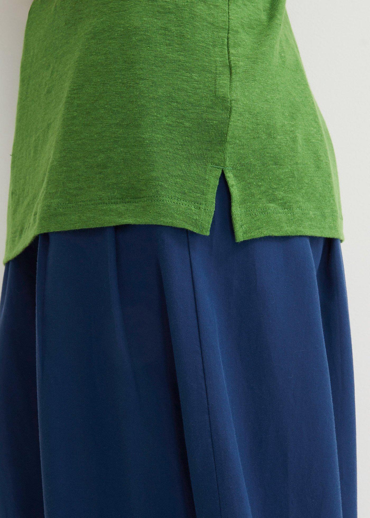 Tank top z lnu - Bonprix