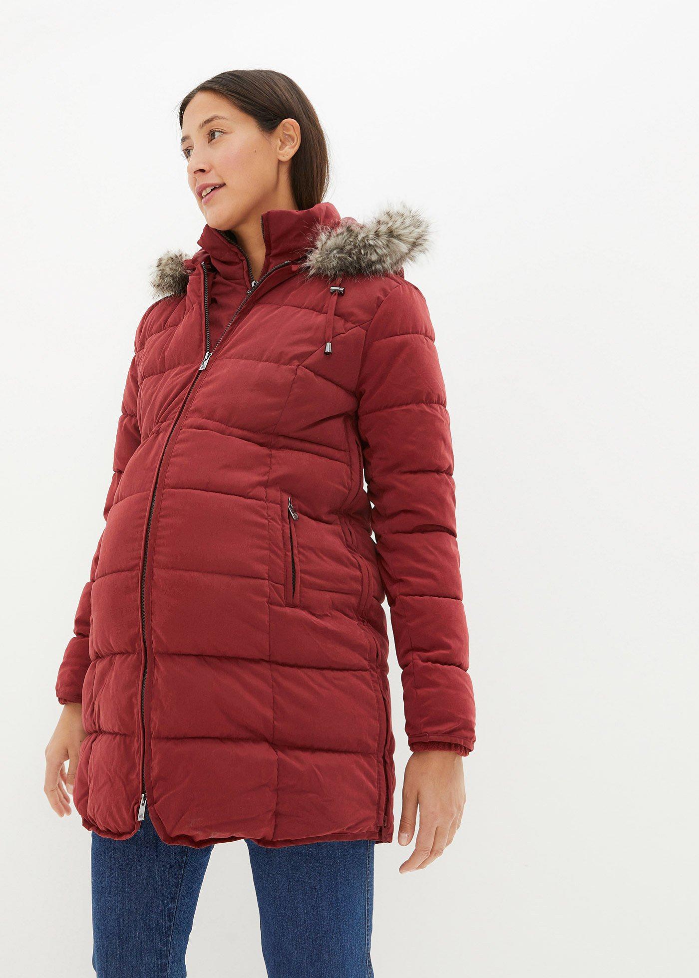 Kurtka ciążowa / z wstawką na nosidełko niemowlęce, pikowana - Bonprix