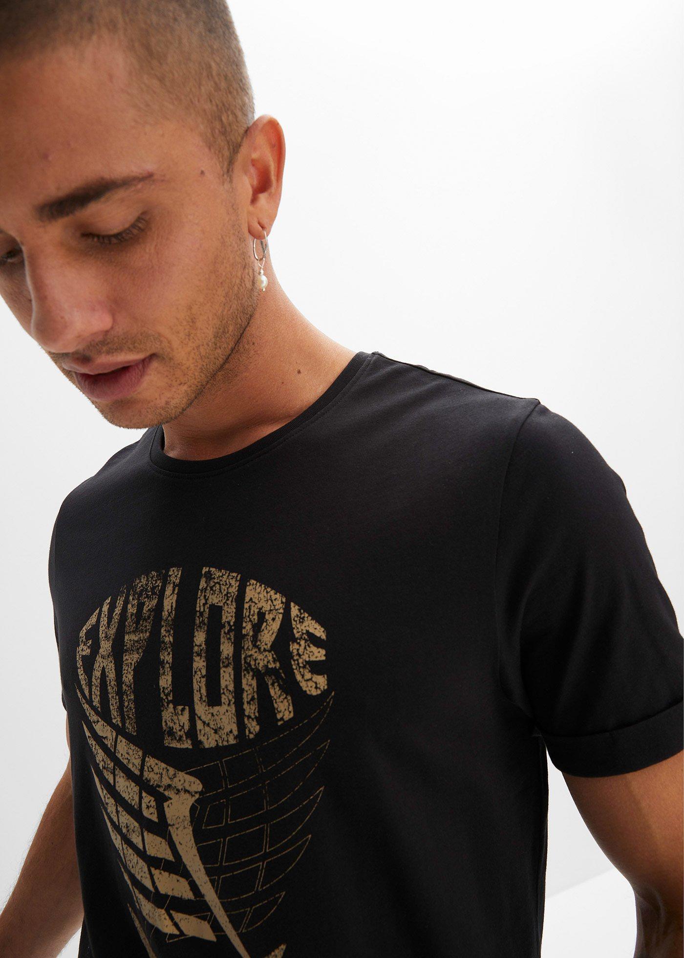 T-shirt z bawełny organicznej - Bonprix