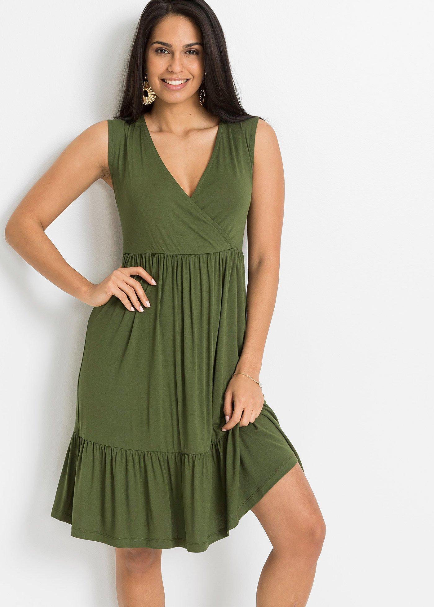 Sukienka z dżerseju z mieszanki wiskozy - Bonprix