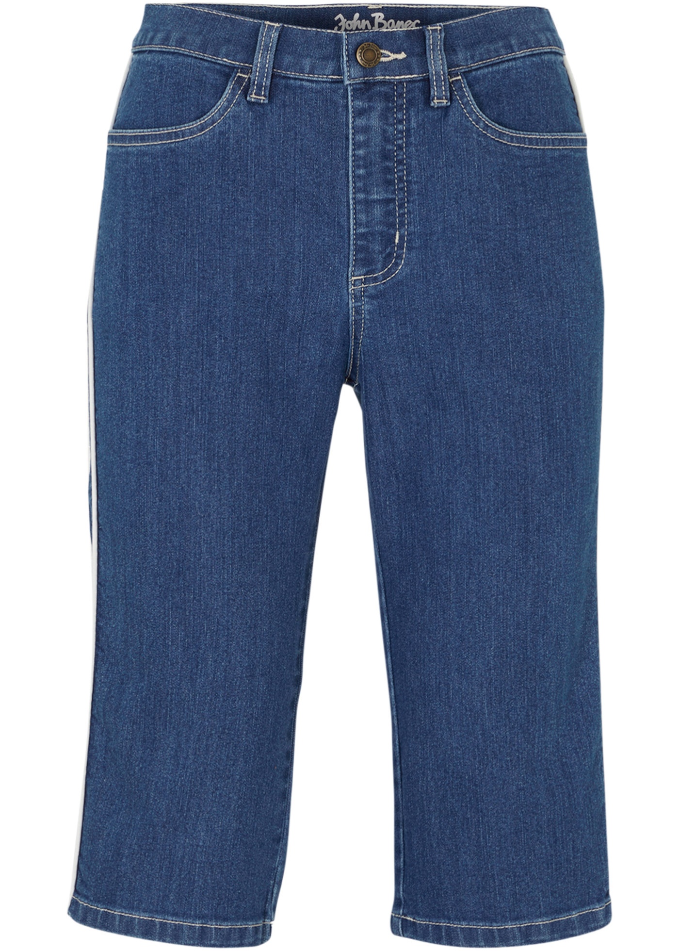 Komfort-Stretch-Jeans-Bermuda
