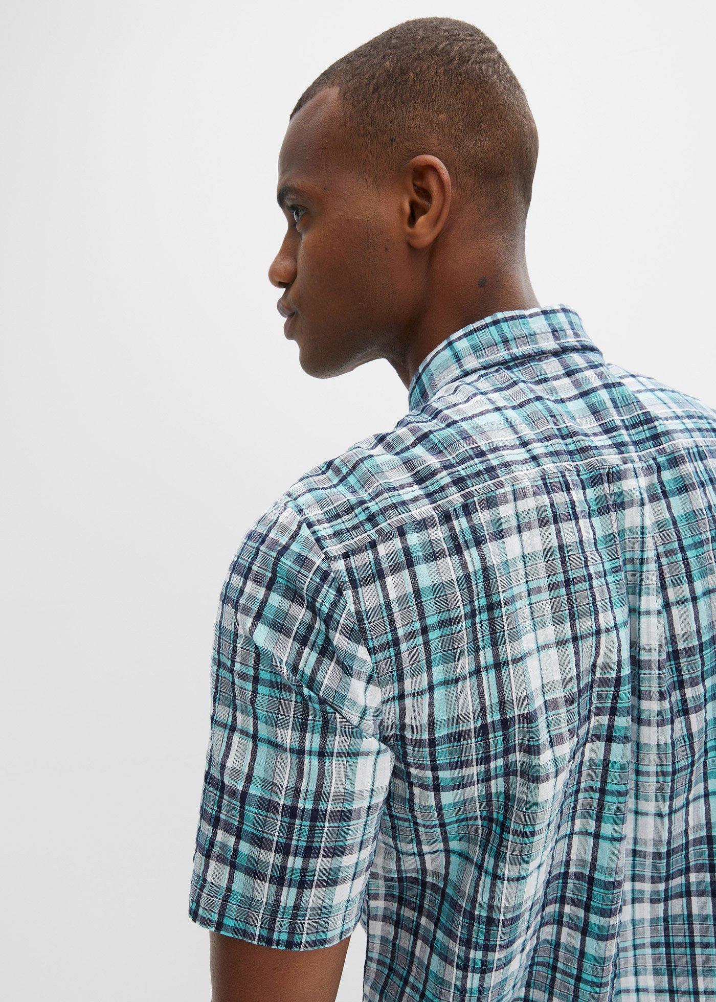 Koszula z kory z krótkim rękawem, w specjalnym wygodnym fasonie - Bonprix