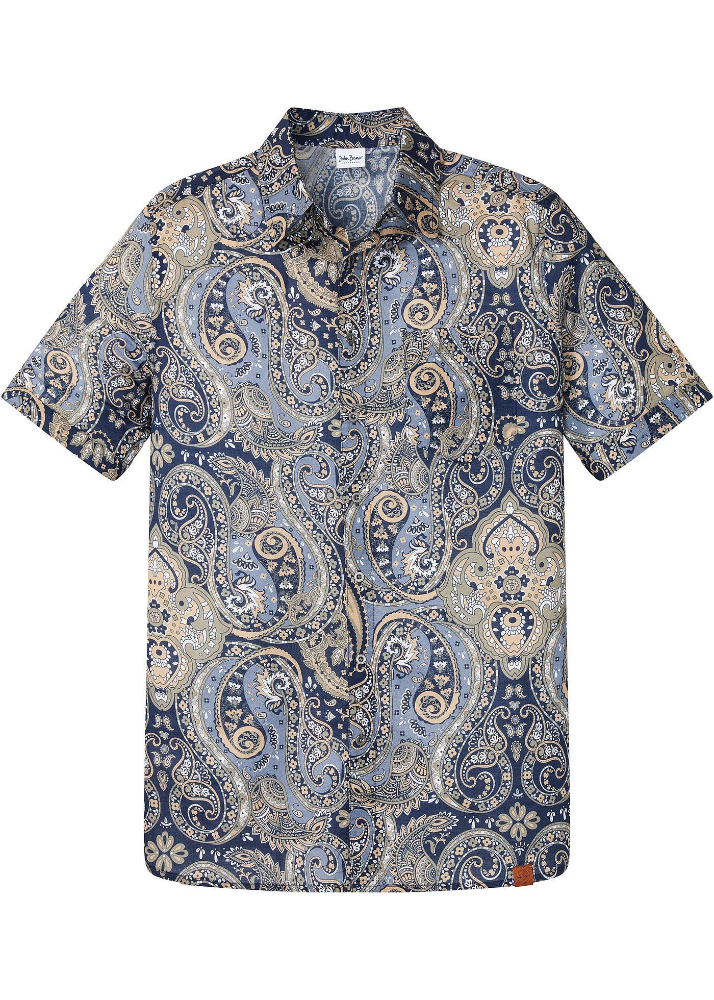 Chemise manches courtes en matière estivale légère
