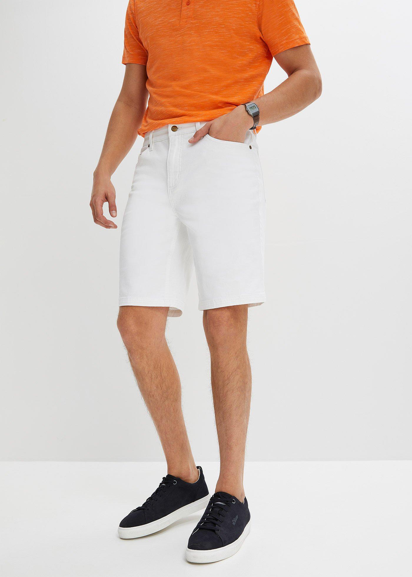 Bermudy ze stretchem Classic Fit - Bonprix
