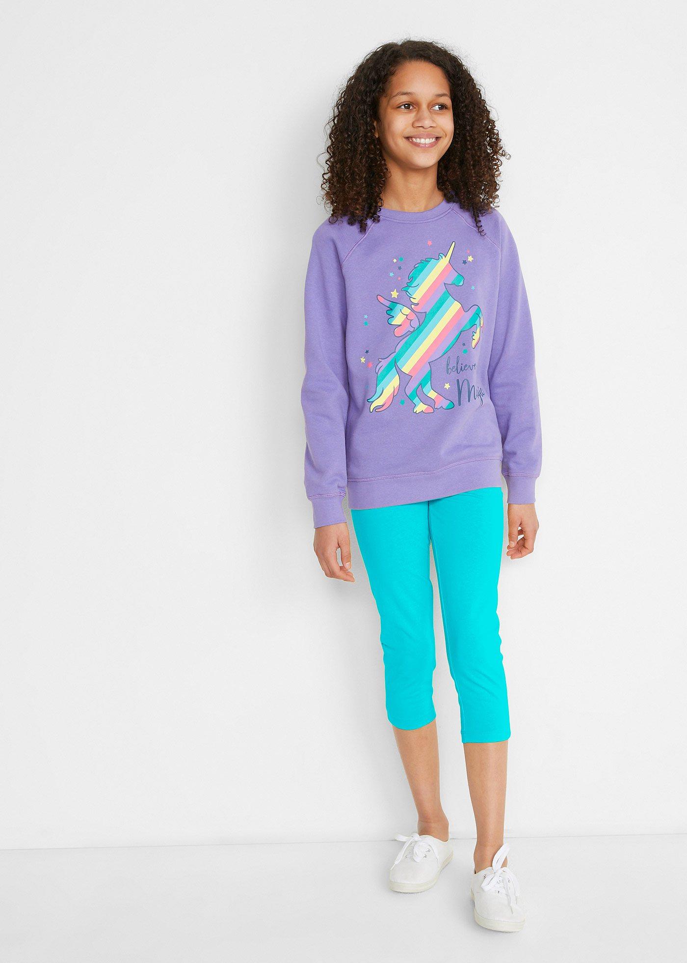 Legginsy rybaczki z elastycznej mieszanki bawełny (2 pary) - Bonprix