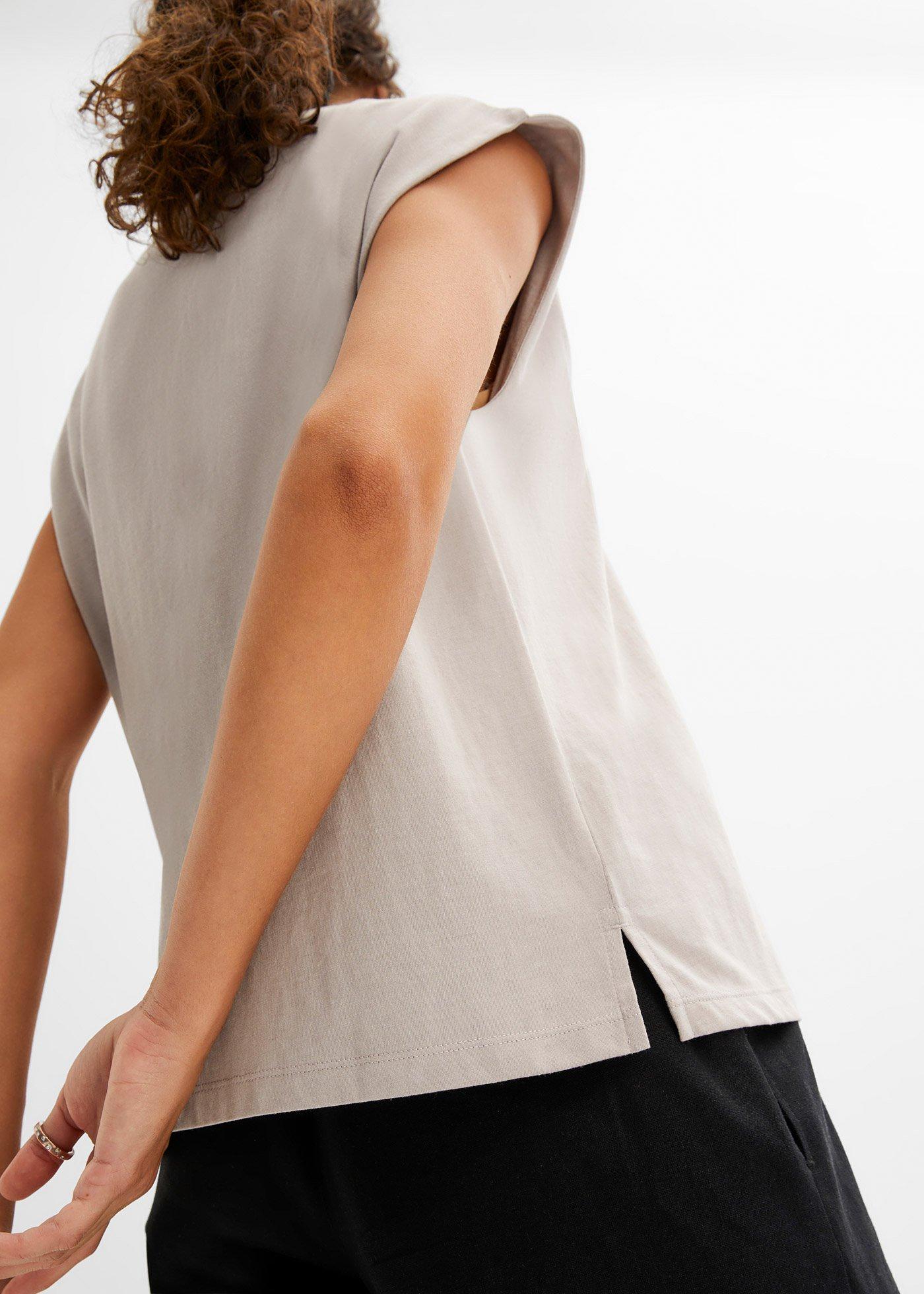 T-shirt oversize z czystej bawełny organicznej - Bonprix