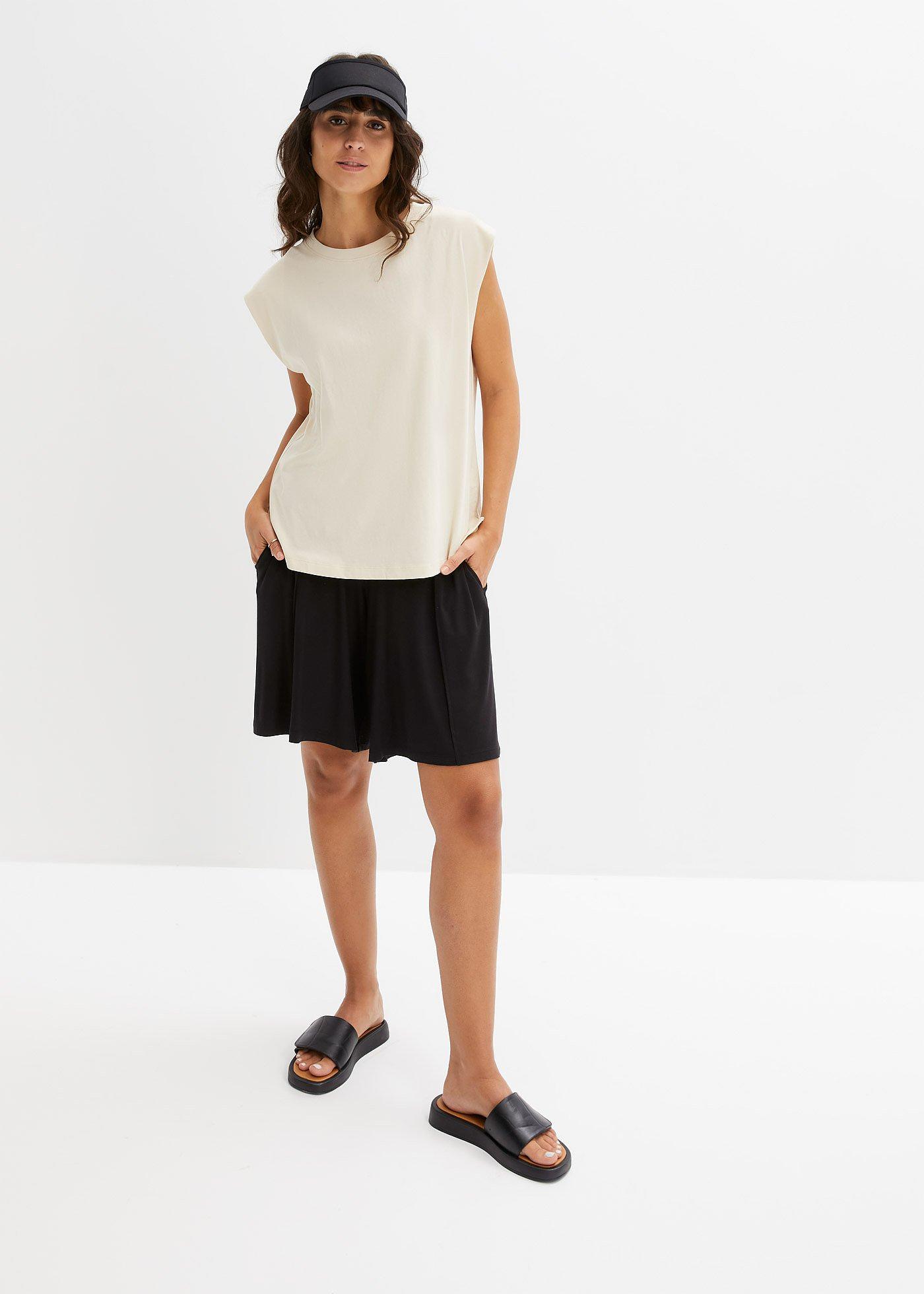 T-shirt oversize z czystej bawełny organicznej - Bonprix