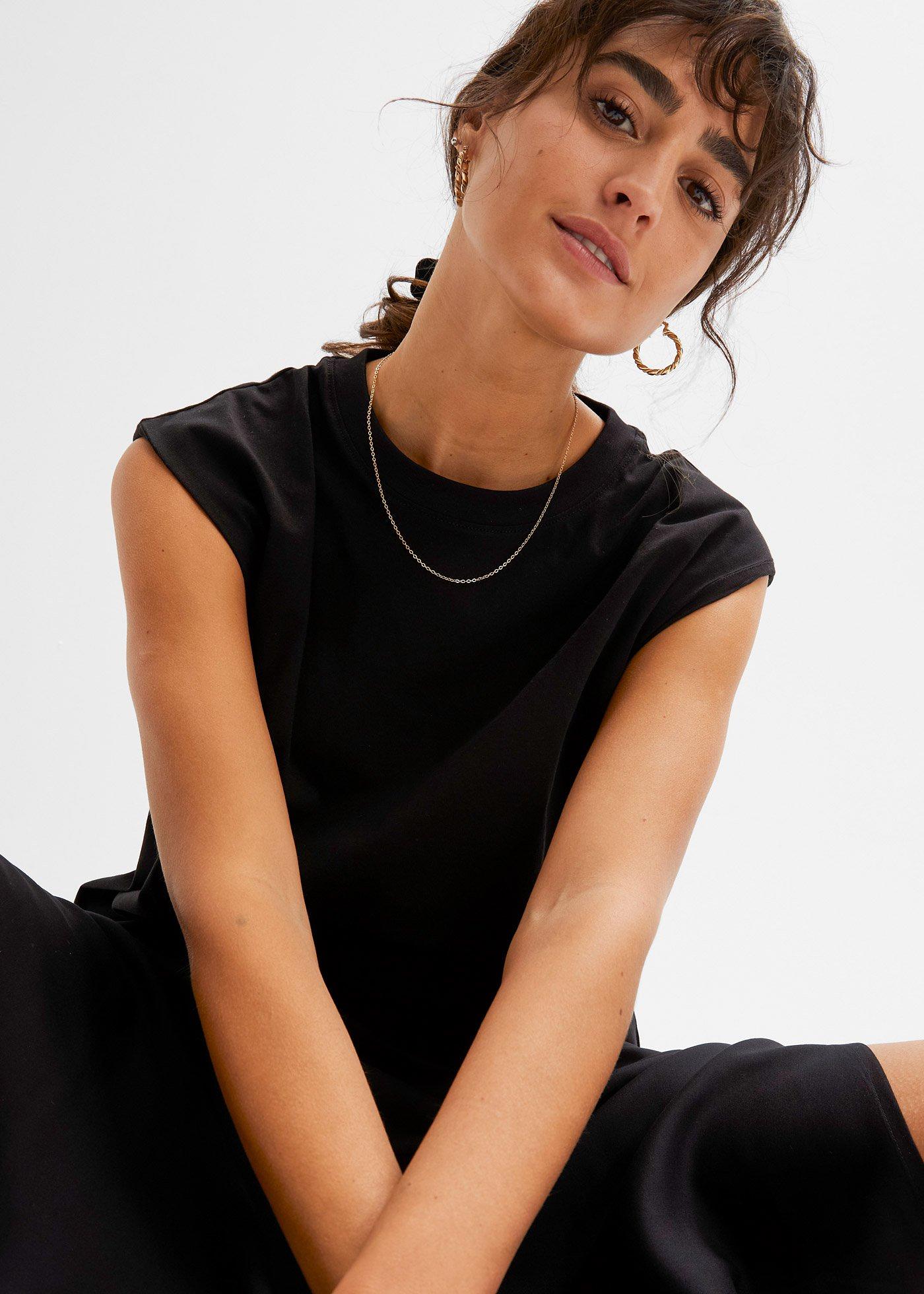 T-shirt oversize z czystej bawełny organicznej - Bonprix