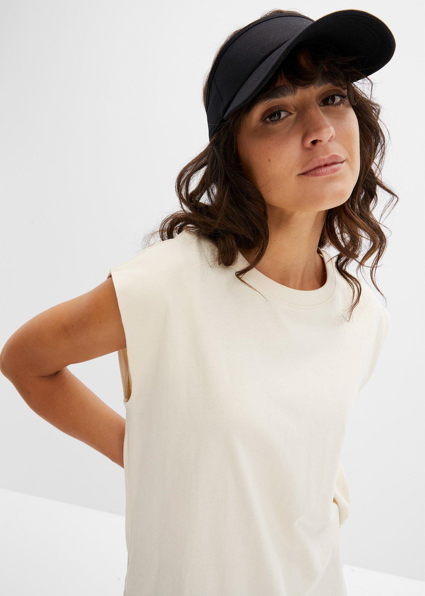 T-shirt oversize z czystej bawełny organicznej - Bonprix