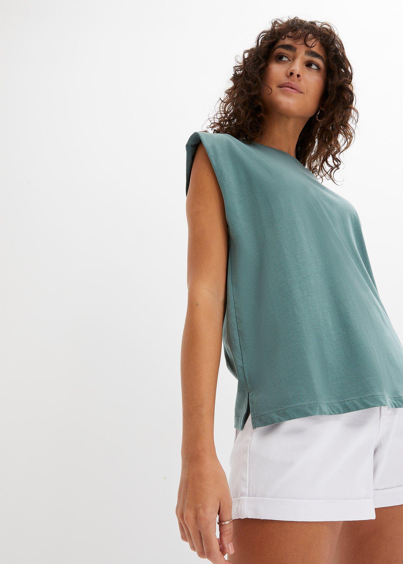 T-shirt oversize z czystej bawełny organicznej - Bonprix