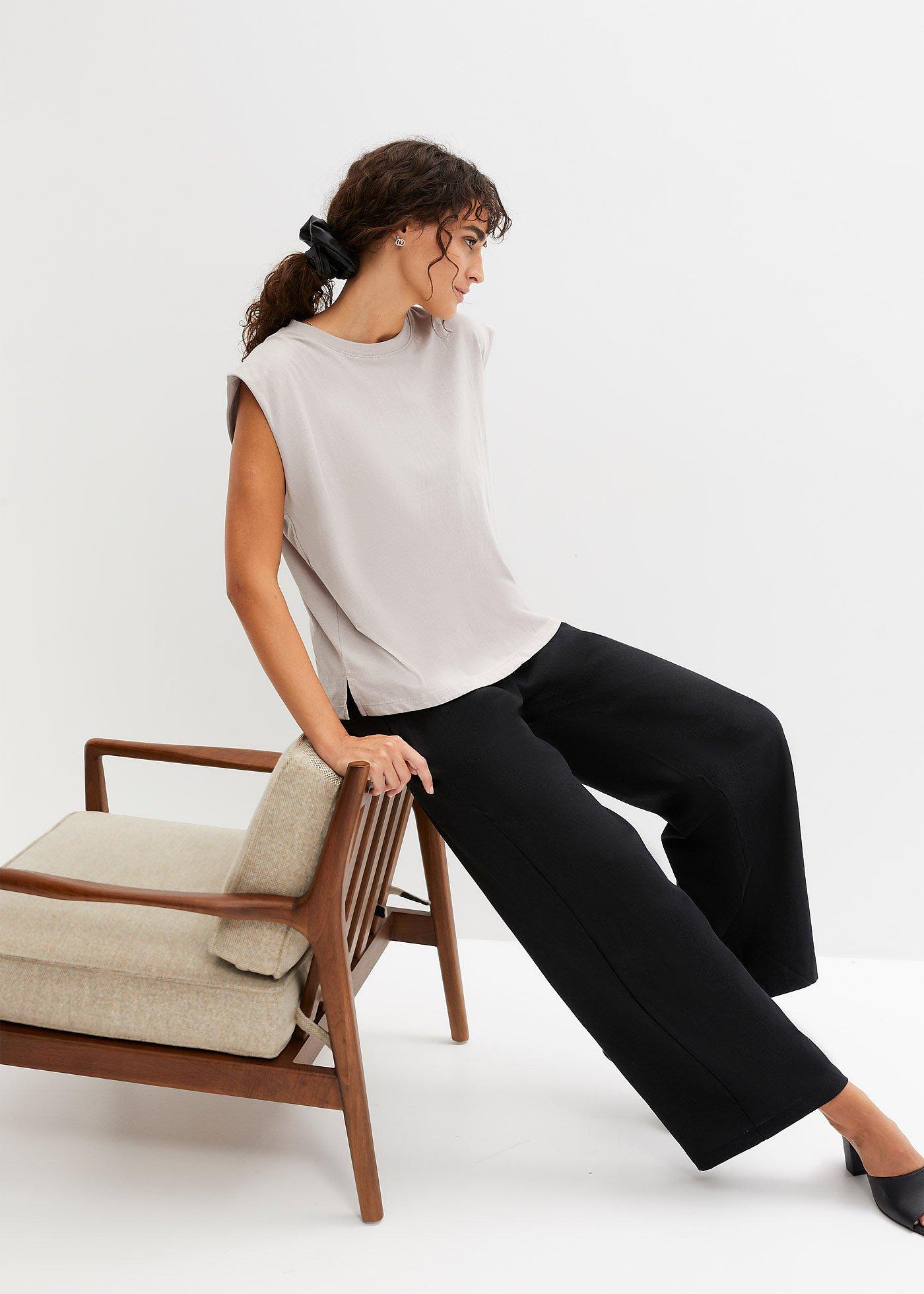 T-shirt oversize z czystej bawełny organicznej - Bonprix