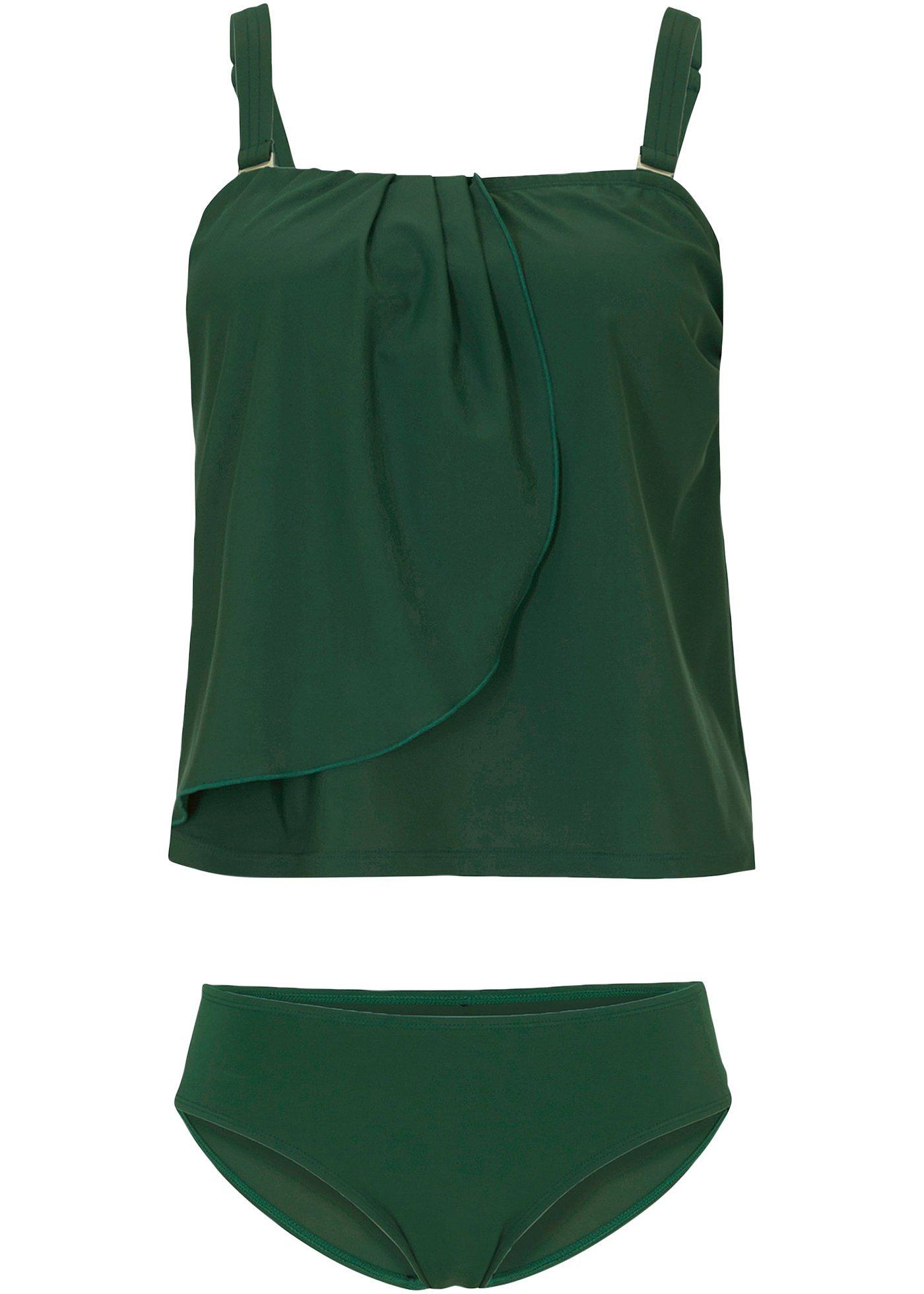 Costum de baie tankini cu bretele detașabile (set/2 piese)