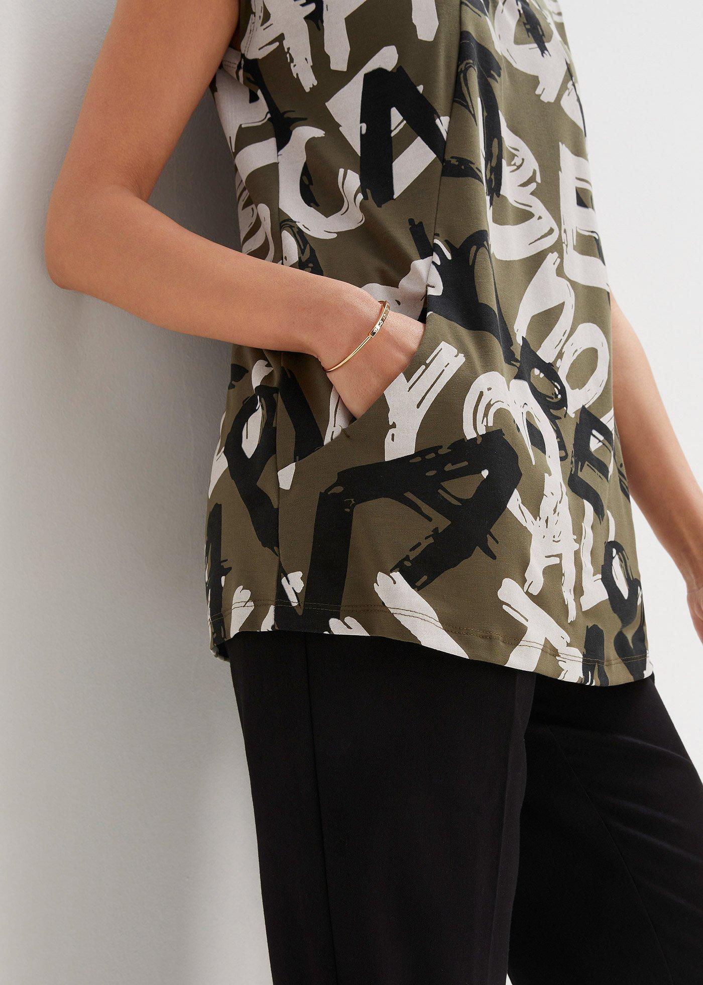 Długi T-shirt - Bonprix