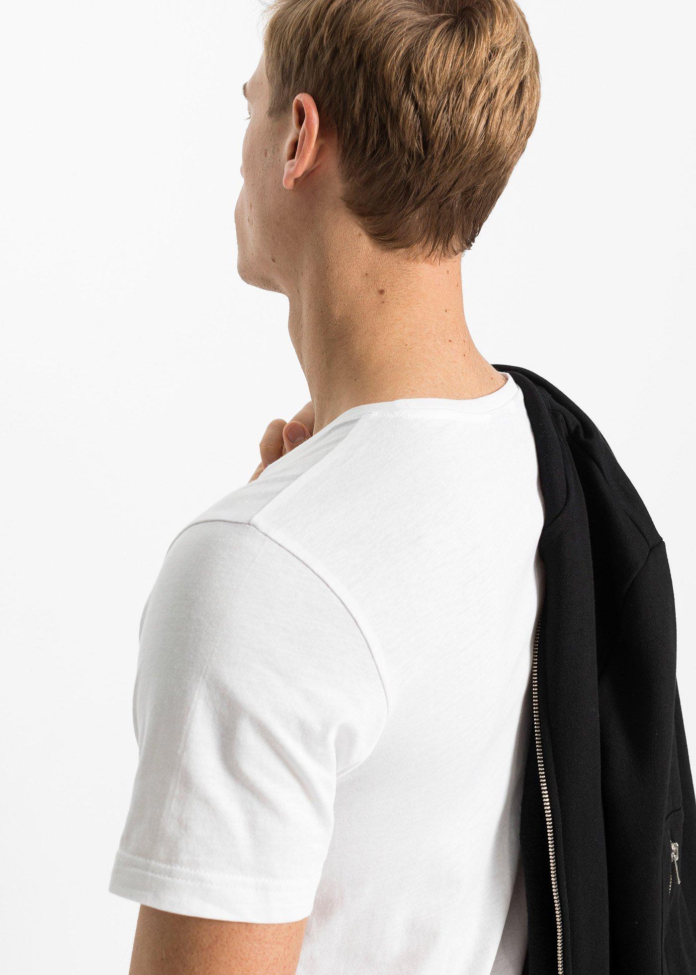 T-shirt z dekoltem w serek (5 szt.) - Bonprix