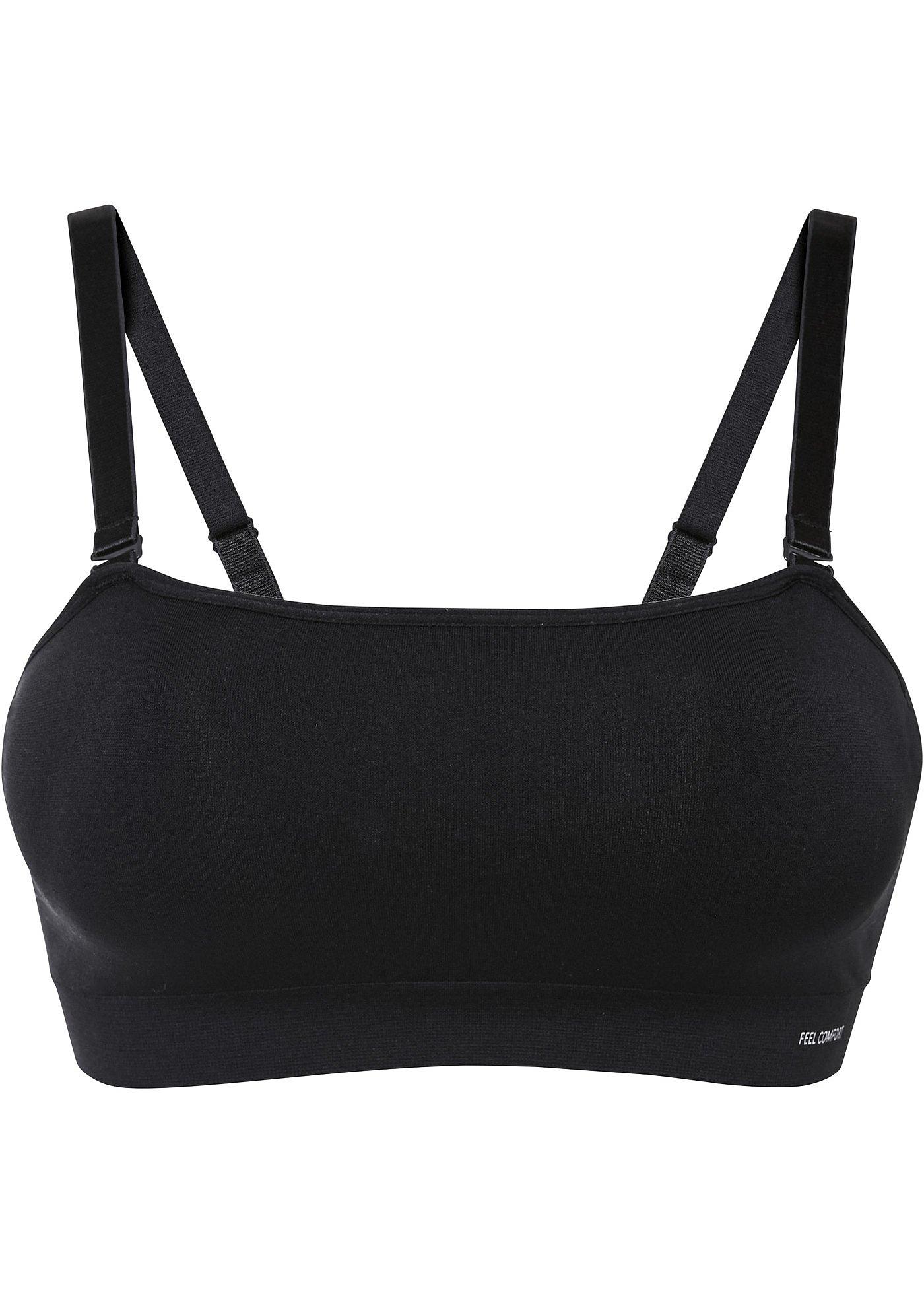 Sutien bandeau Feel Comfort Seamless, vătuit, cu bretele detașabile