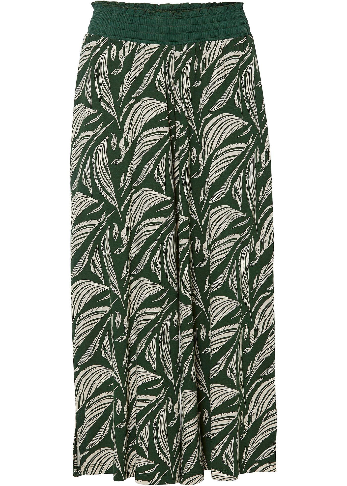 Pantalon large en jersey coton et viscose
