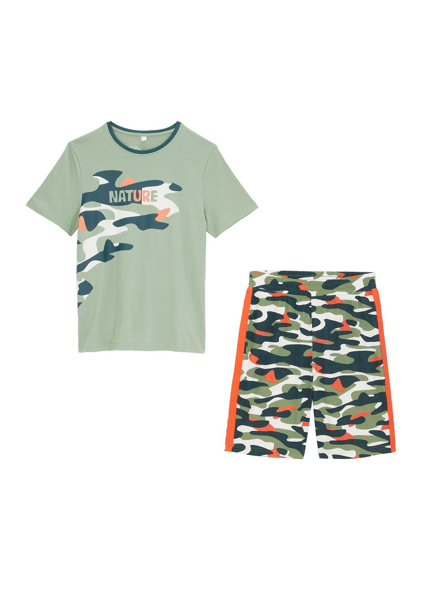 T-shirt i krótkie spodnie z bawełny 100% (2 cz.) - Bonprix