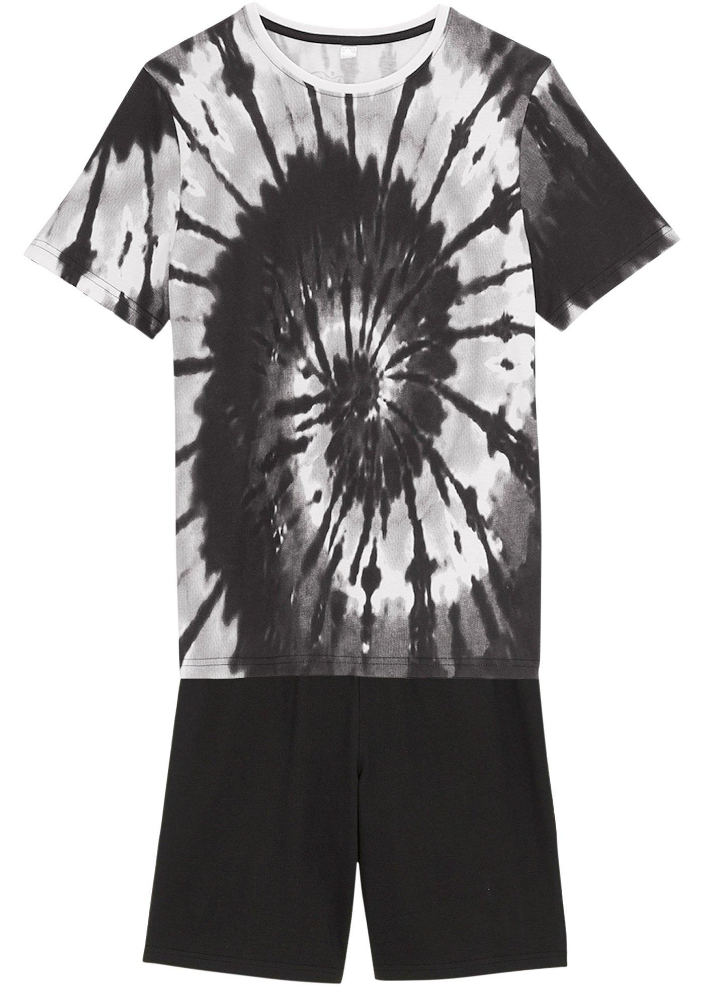 T-shirt chłopięcy + krótkie spodenki (2 części), z bawełny organicznej - Bonprix