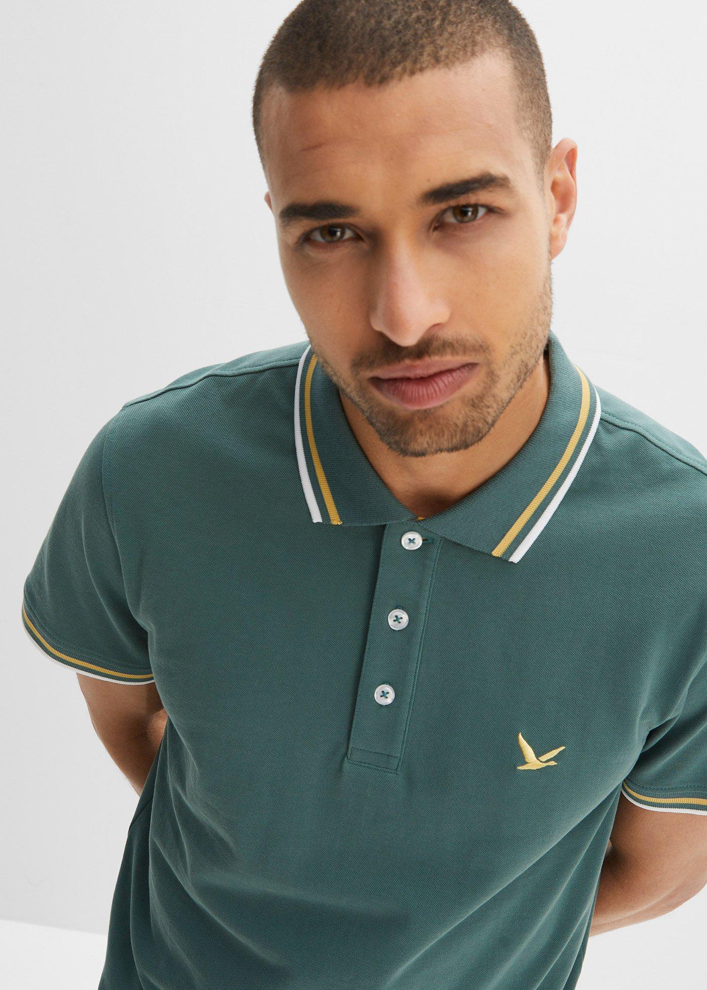 Shirt polo pique  (2 szt.) z czystej bawełny - Bonprix