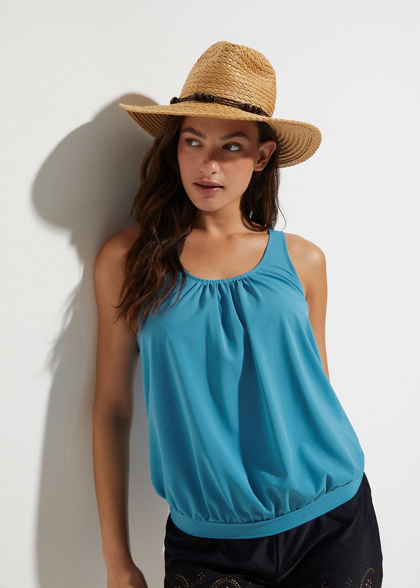 Top tankini oversize w bombkowym fasonie - Bonprix