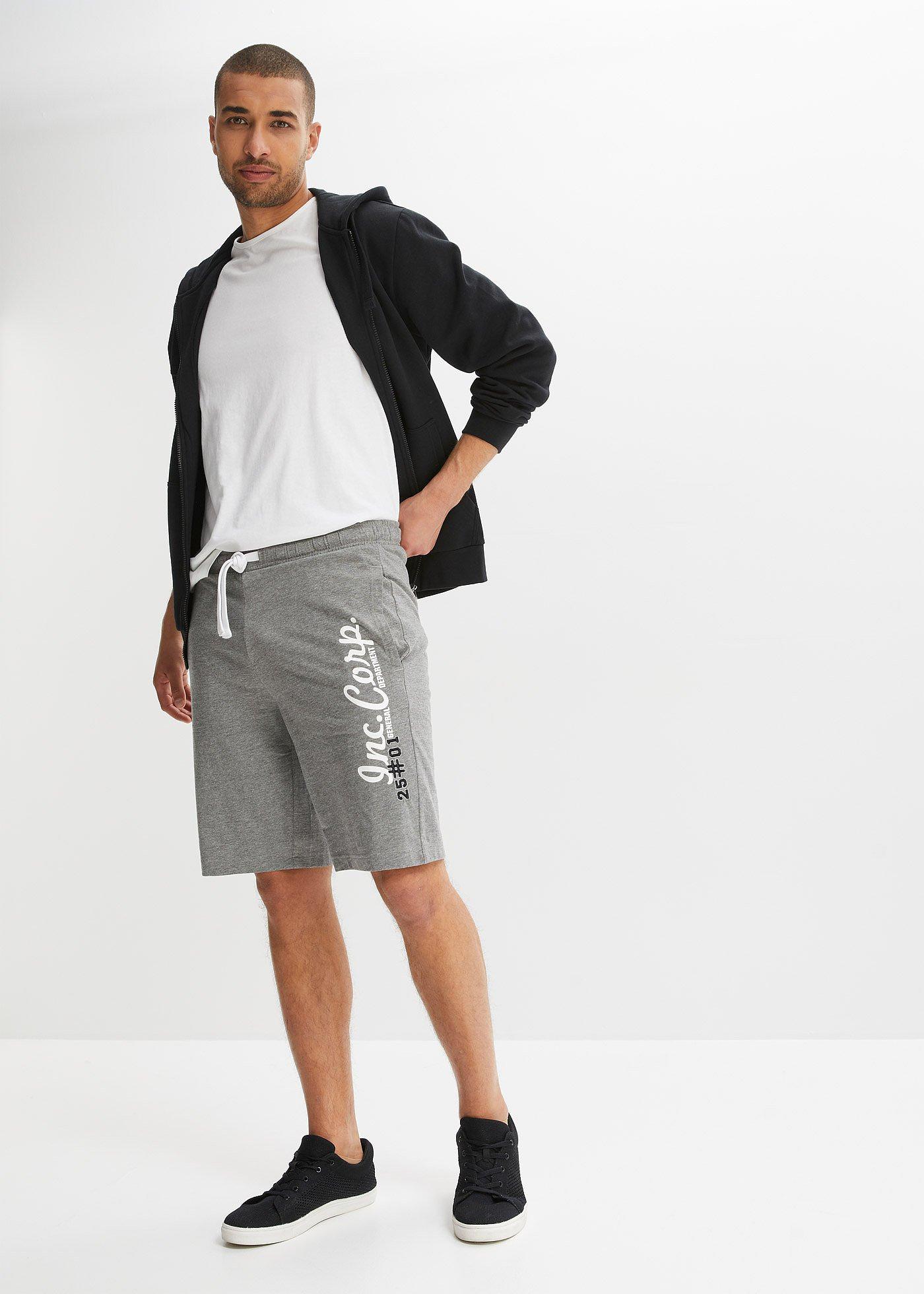 Bermudy z dżerseju, regular fit - Bonprix