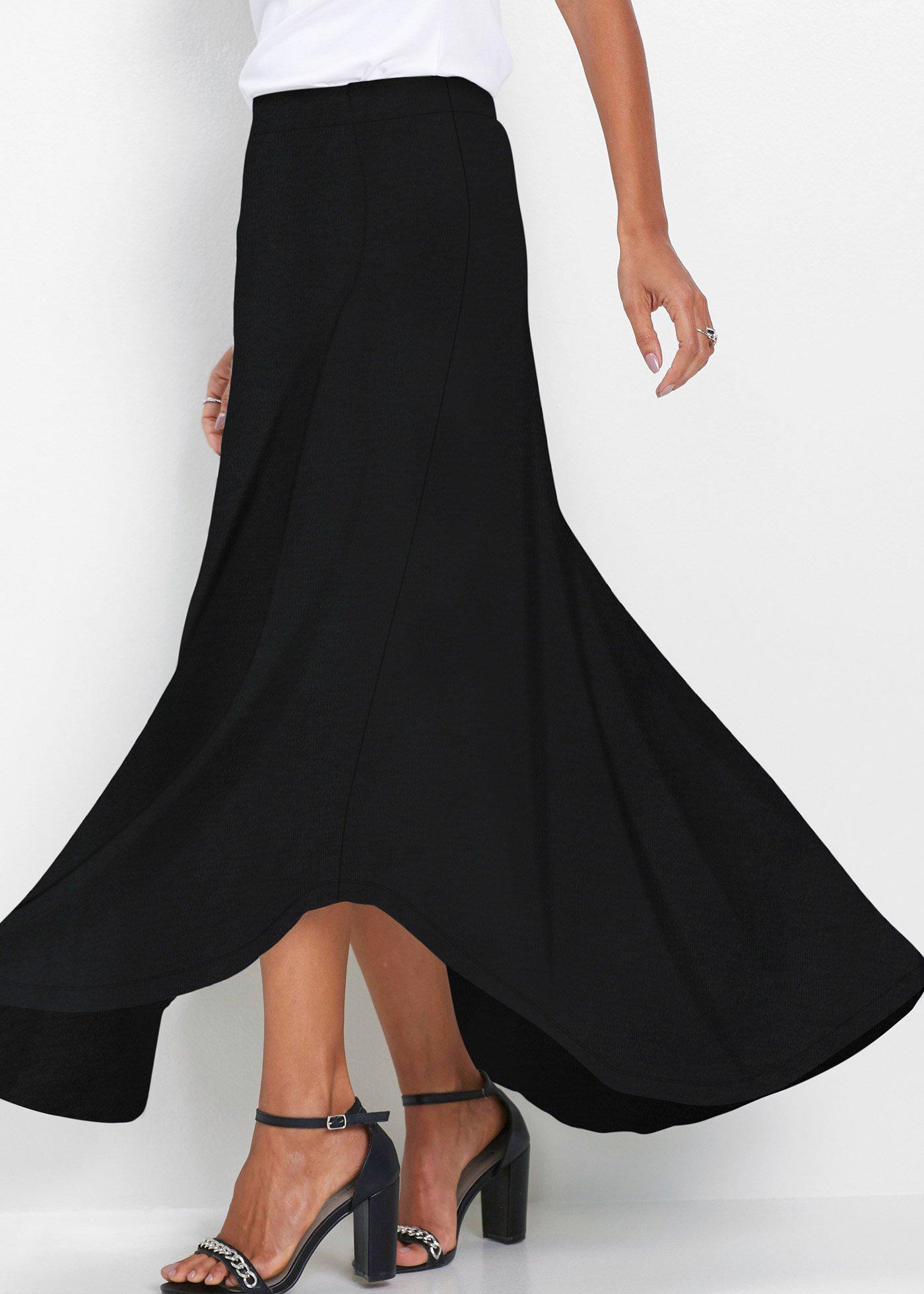 Spódnica z dżerseju z mieszanki wiskozy - Bonprix