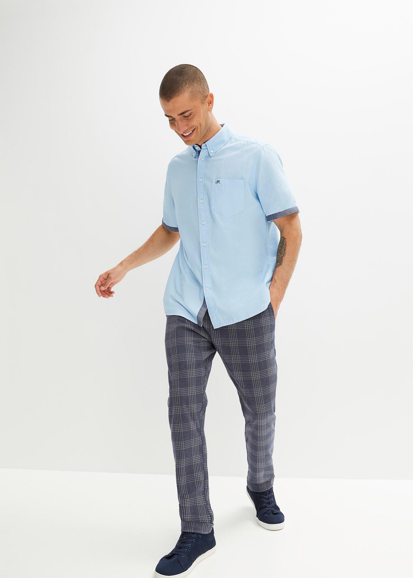 Koszula oksford z krótkim rękawem, z czystej bawełny - Bonprix