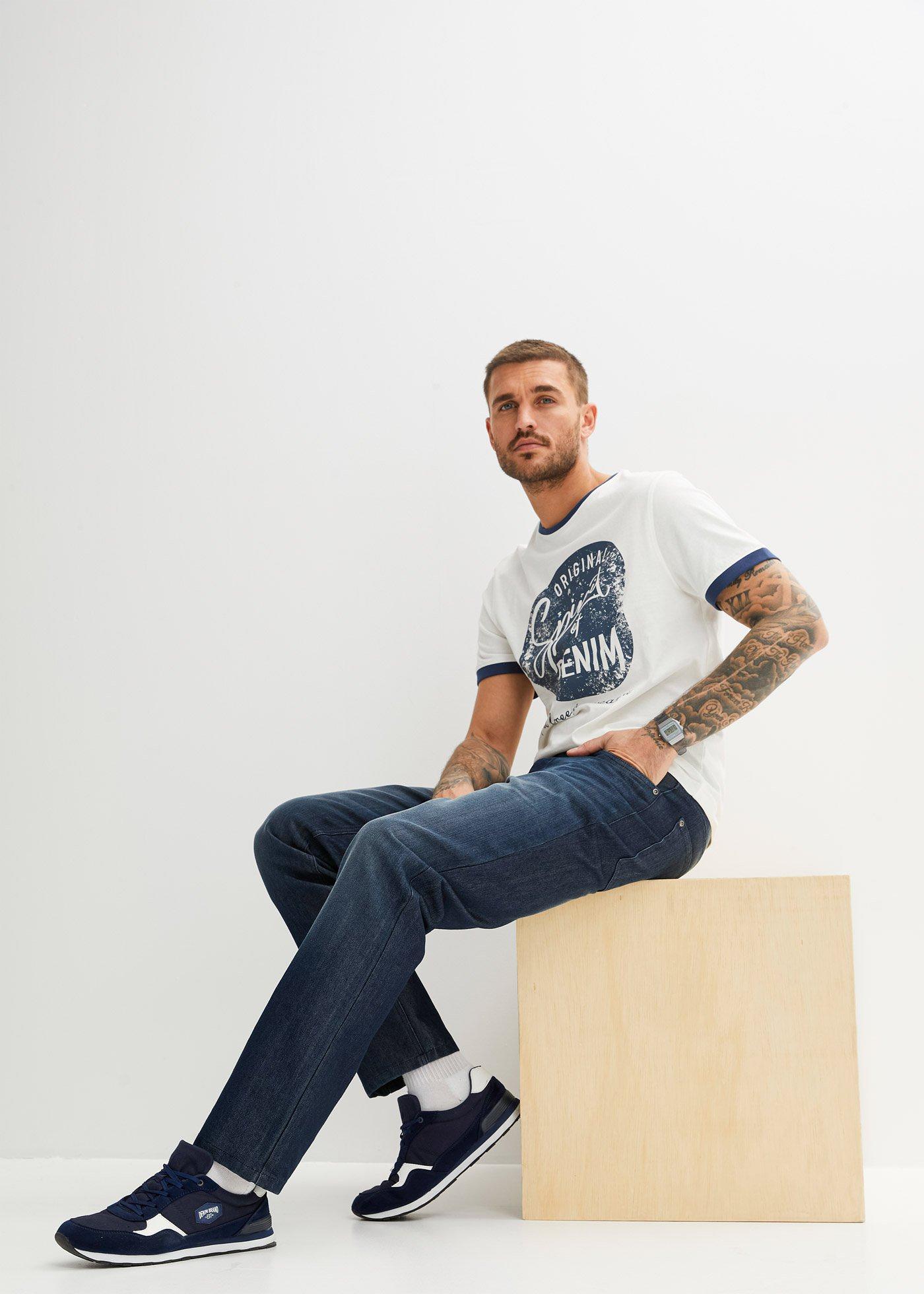 Dżinsy Classic Fit Straight - Bonprix