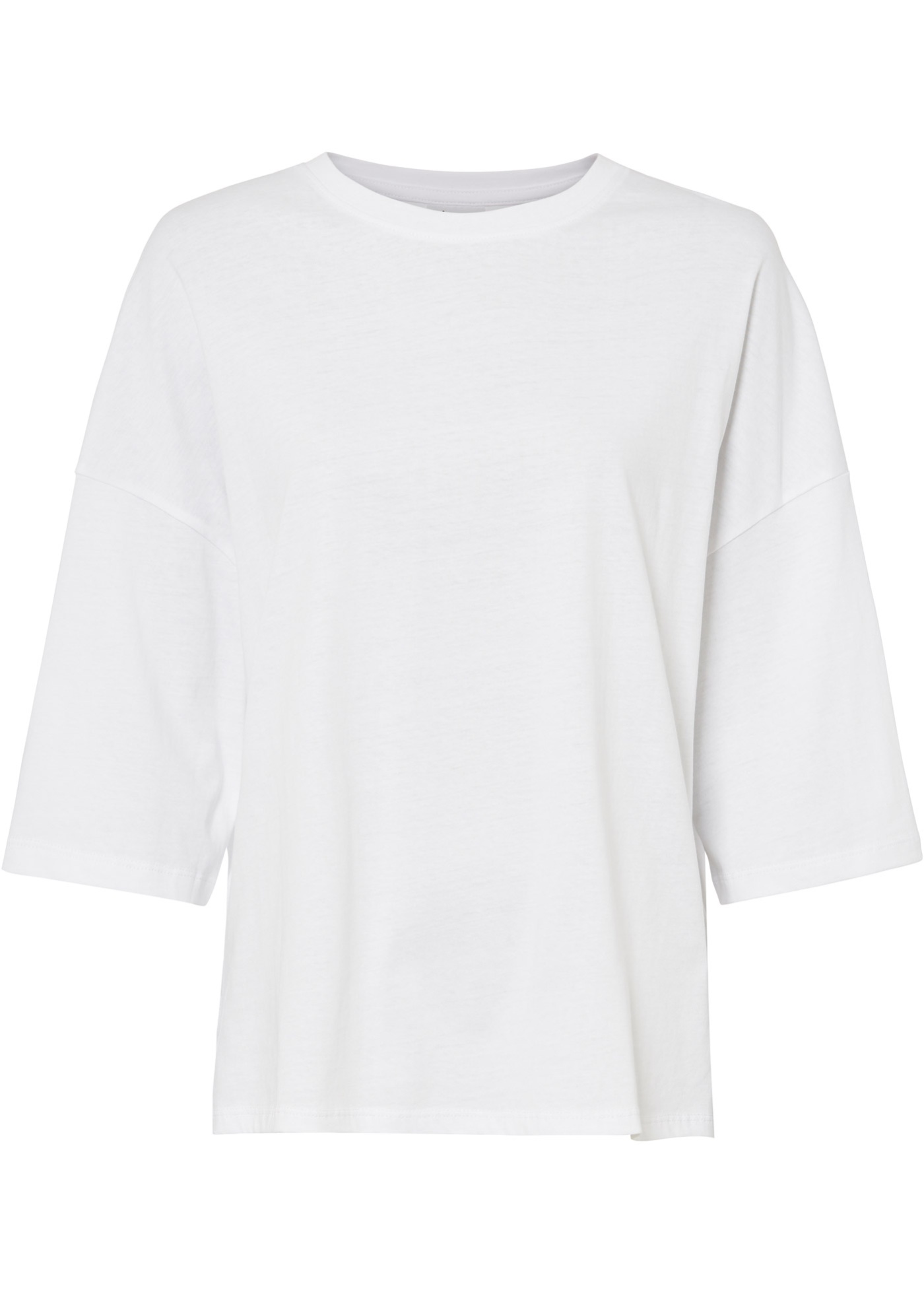 Baumwoll- Oversize-Shirt, halbarm