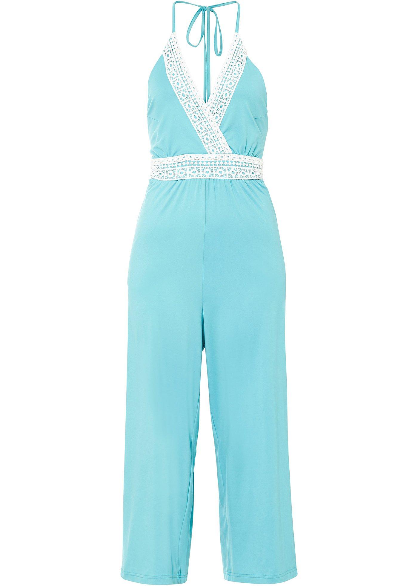 Jumpsuit mit Crochet Spitze