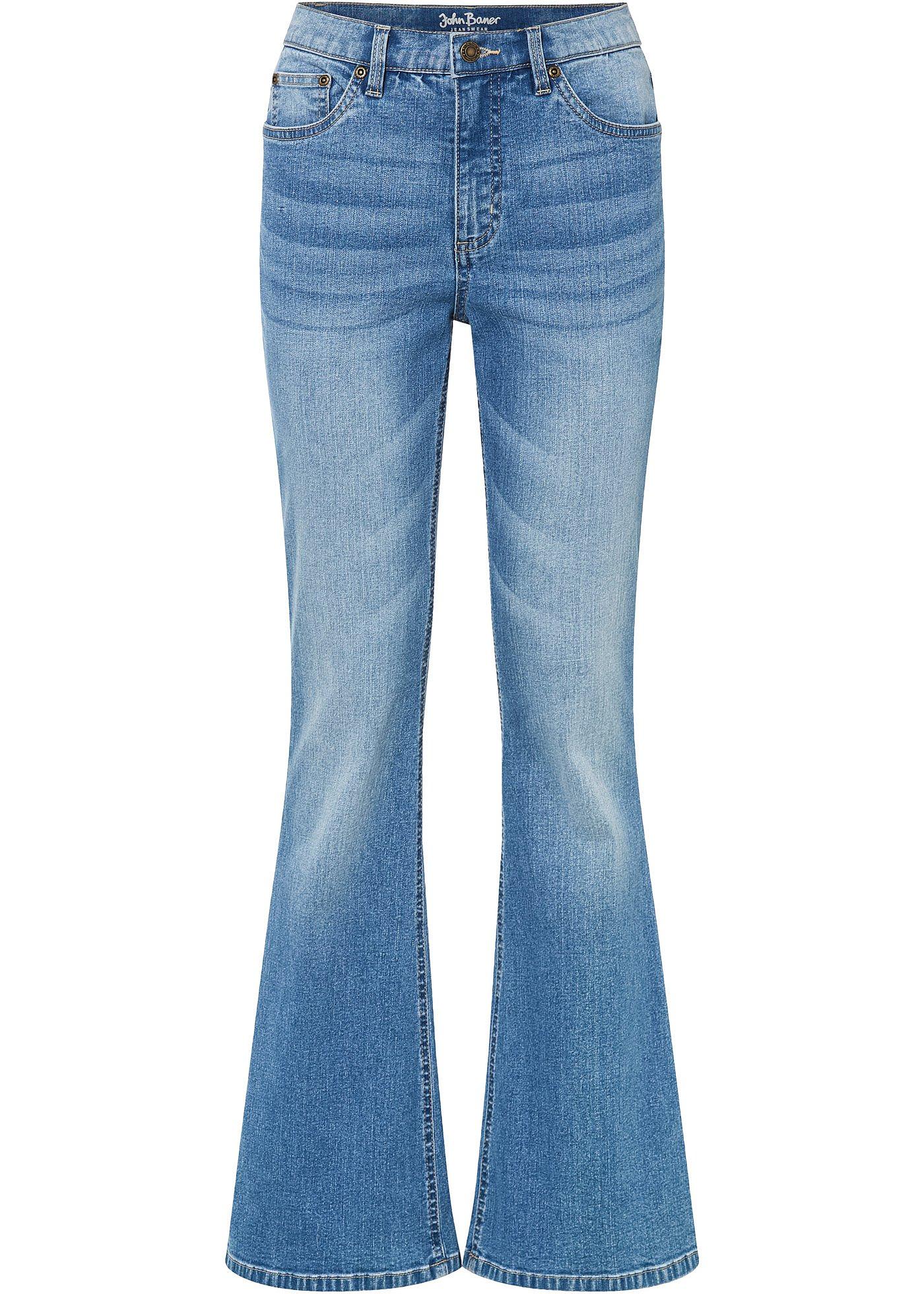 Flared Jeans High Waist, Ultra-Soft