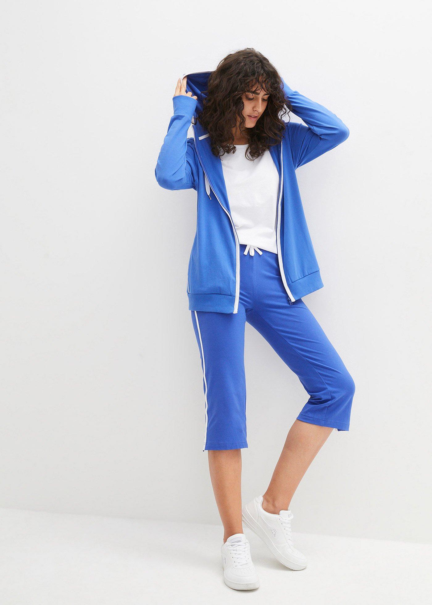 Spodnie rybaczki z bawełny ze stretchem (2 pary) - Bonprix