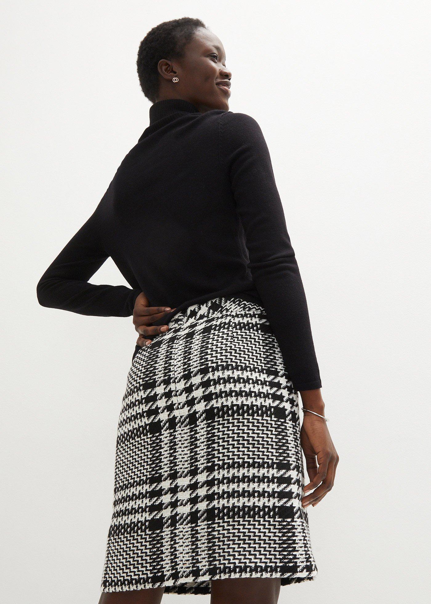 Spódnica z miękkiej przędzy boucle - Bonprix